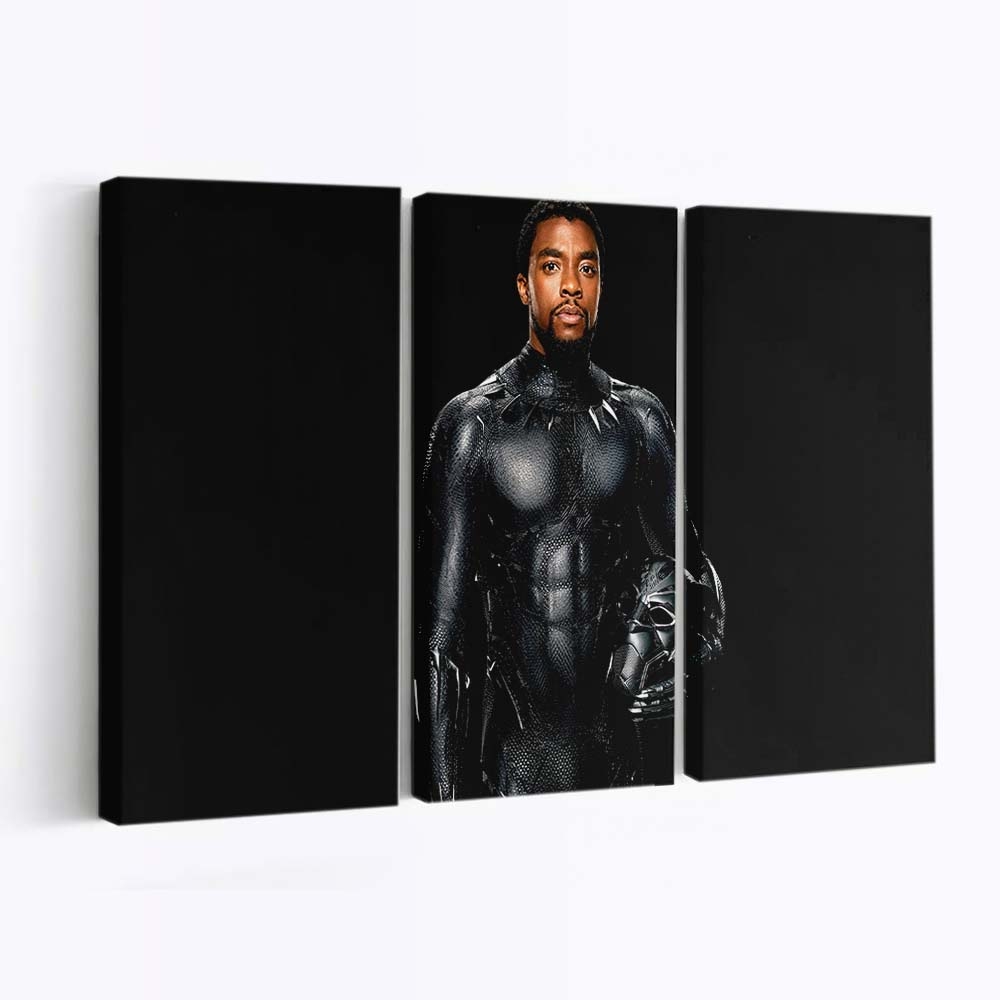Chadwick Boseman Black Panther Leinwandbild - Marvel Wandbild 2