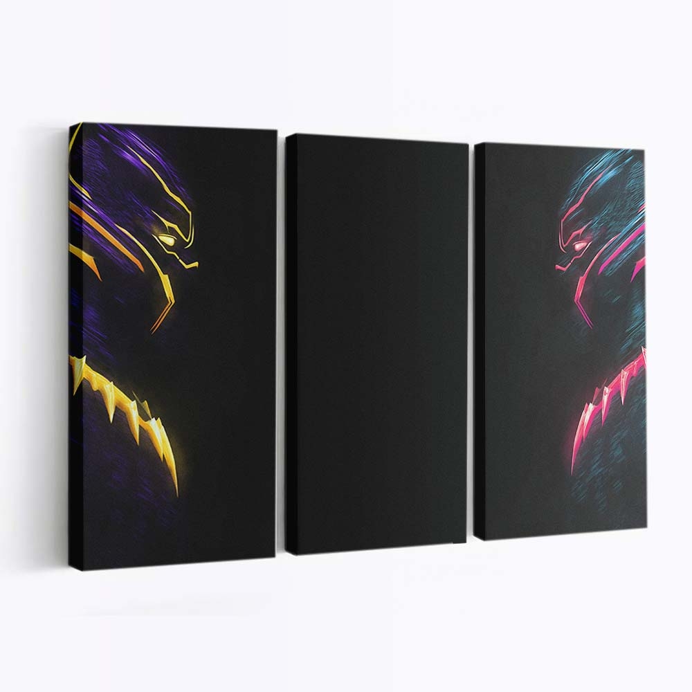 Erik Killmonger Black Panther Kunst Leinwandbild - Marvel Wandbild