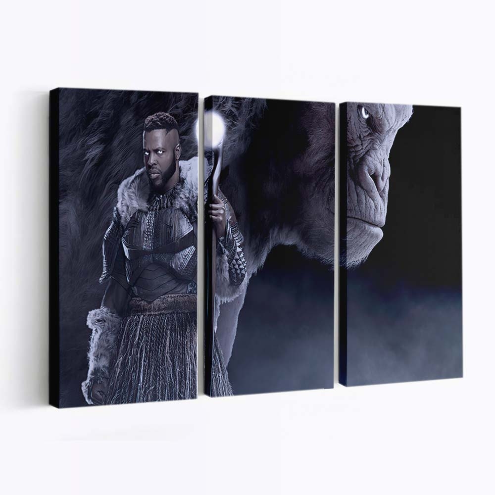 Jabari-Stamm Black Panther Leinwandbild - Marvel Wandbild