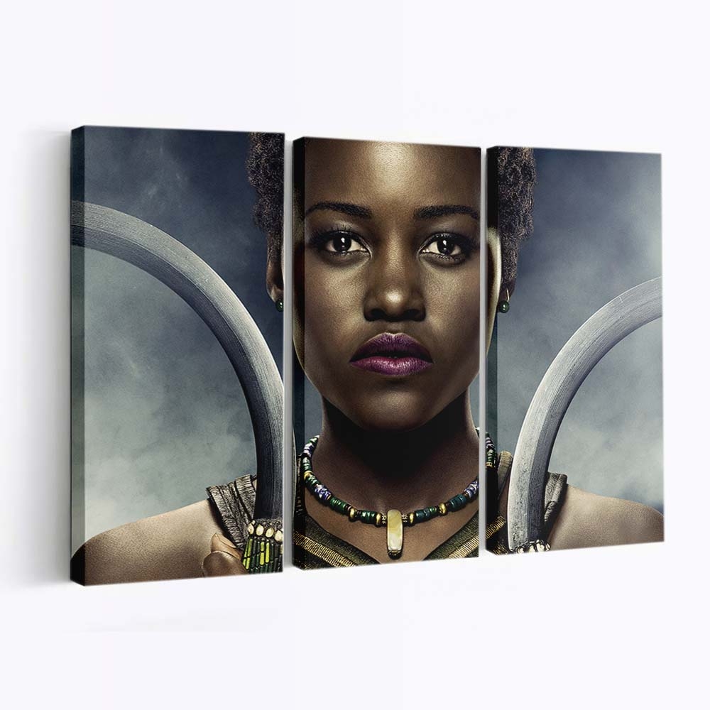 Lupita Nyongo in Black Panther Leinwandbild - Marvel Wandbild