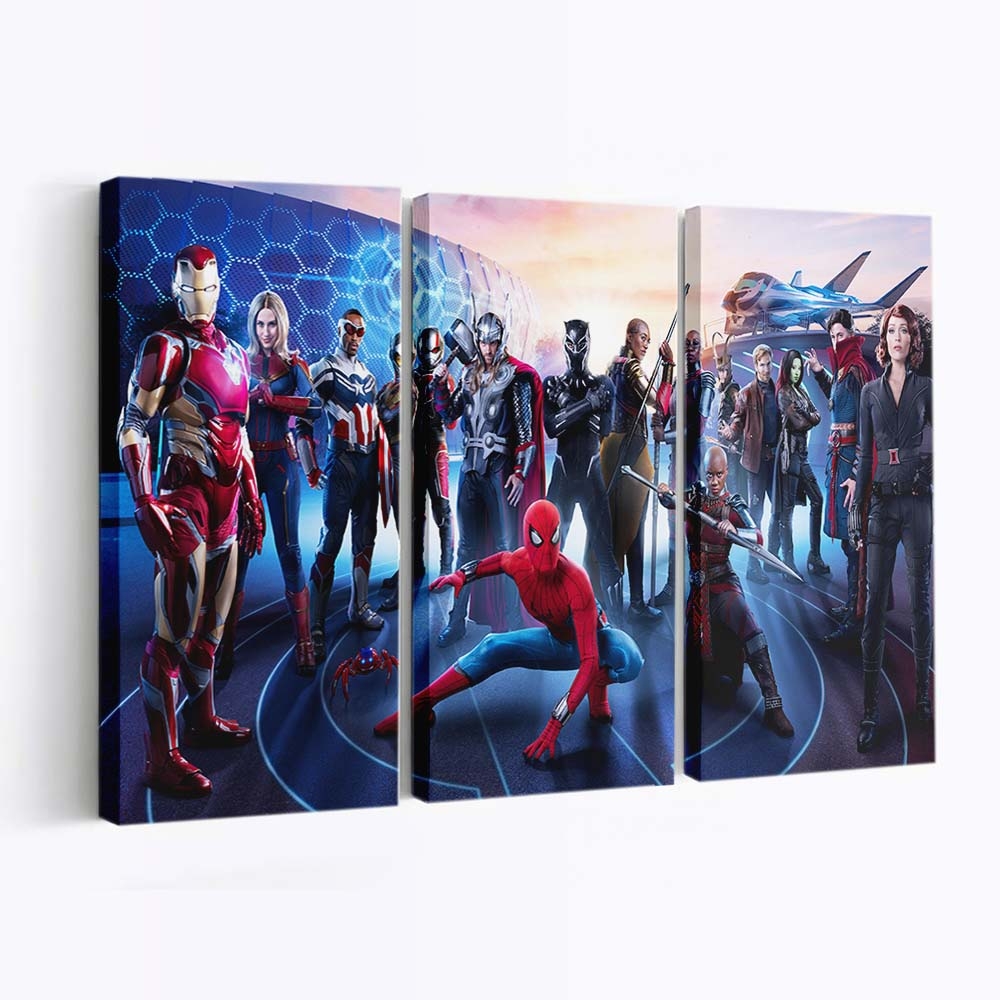 Marvel Avengers Campus Leinwandbild - Marvel Wandbild