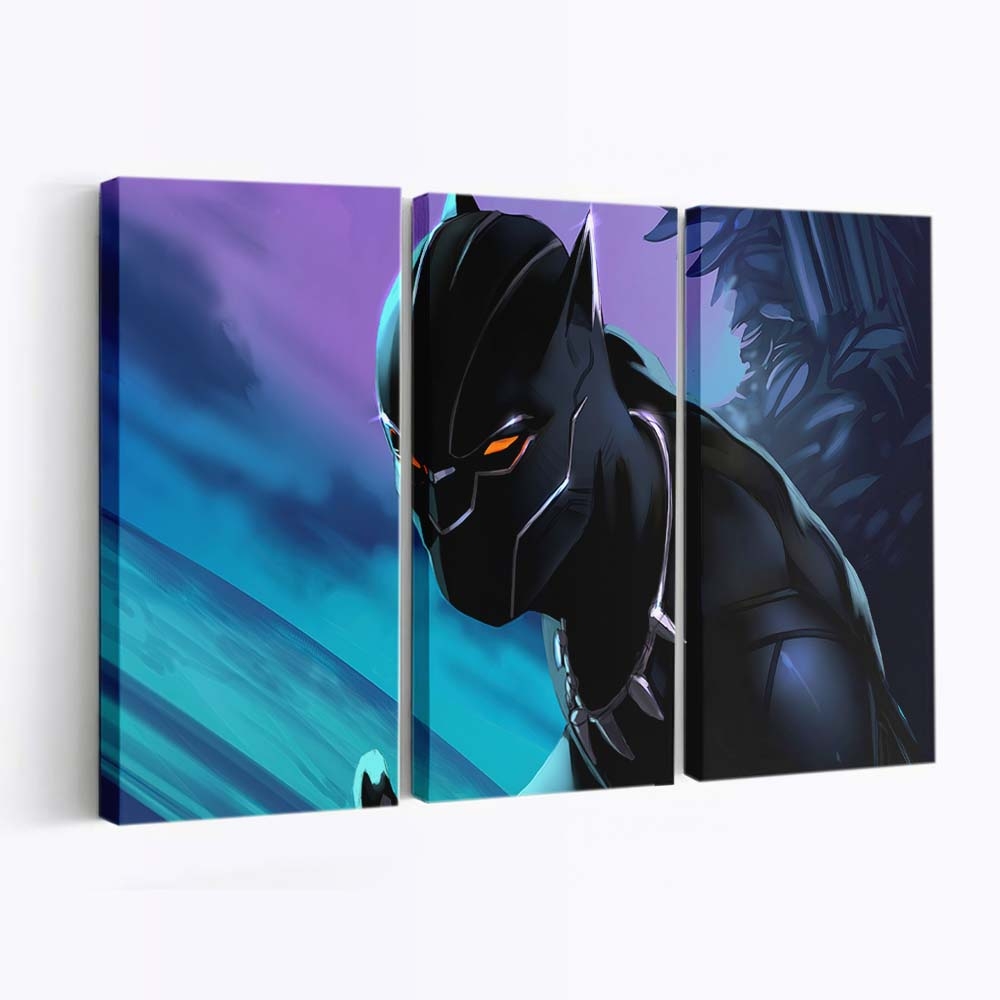 Marvel Black Panther Leinwandbild - Marvel Wandbild