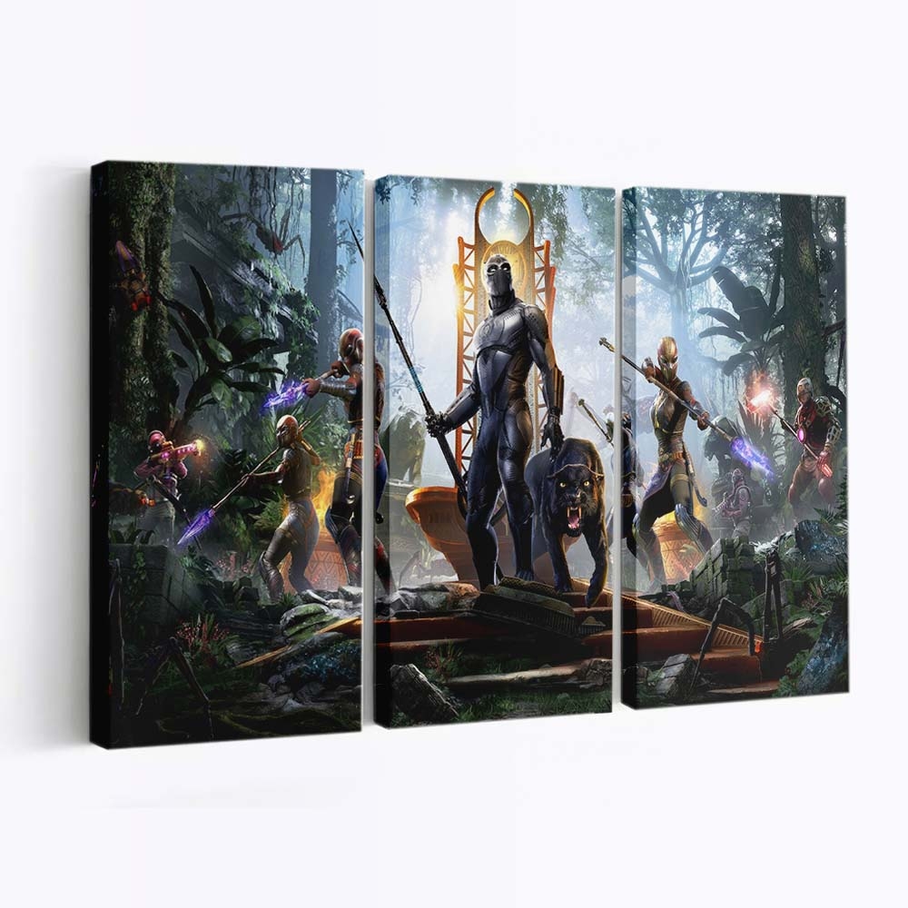 Marvels Avengers Wakanda Leinwandbild - Marvel Wandbild