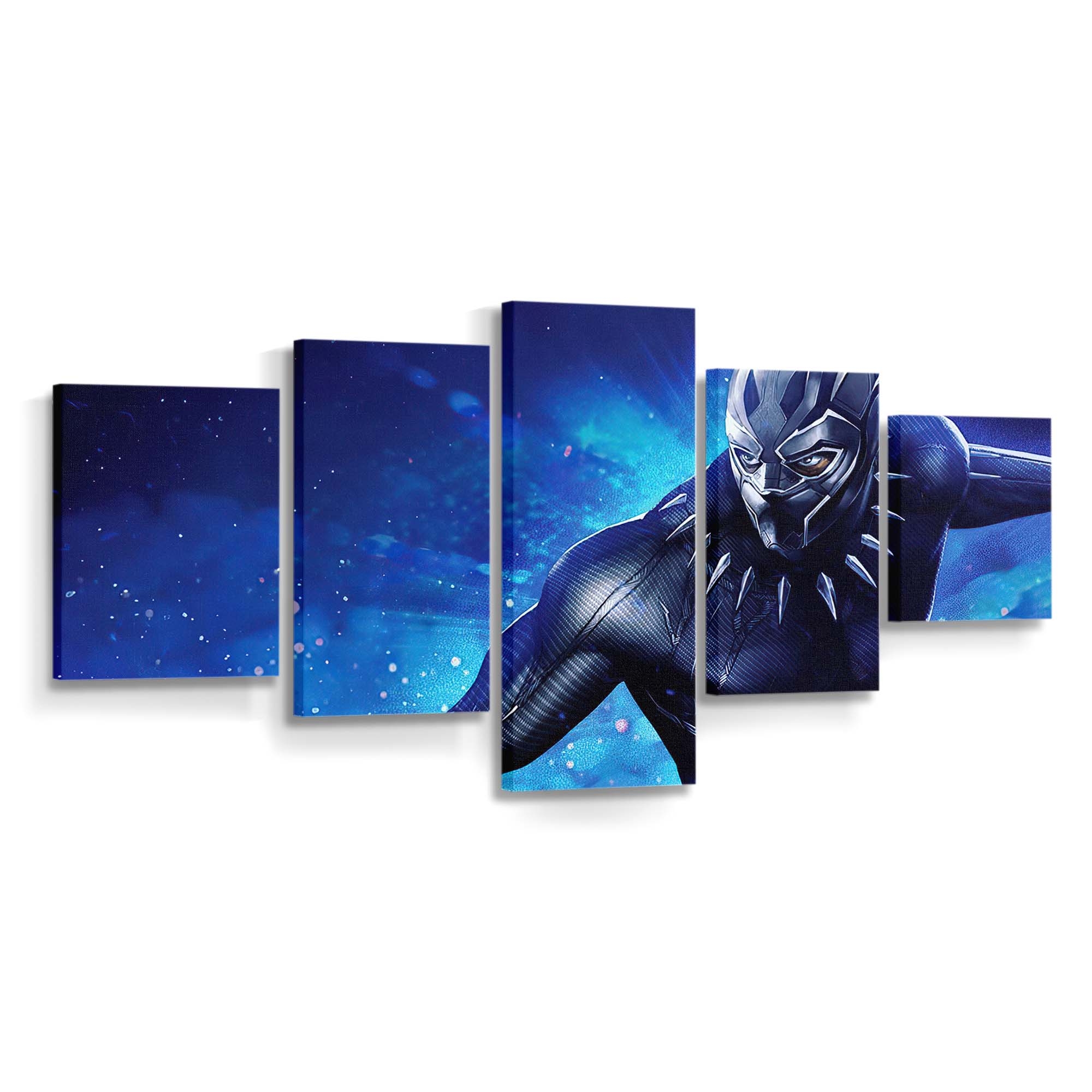 Black Panther im Anmarsch Leinwandbild - Marvel Wandbild 