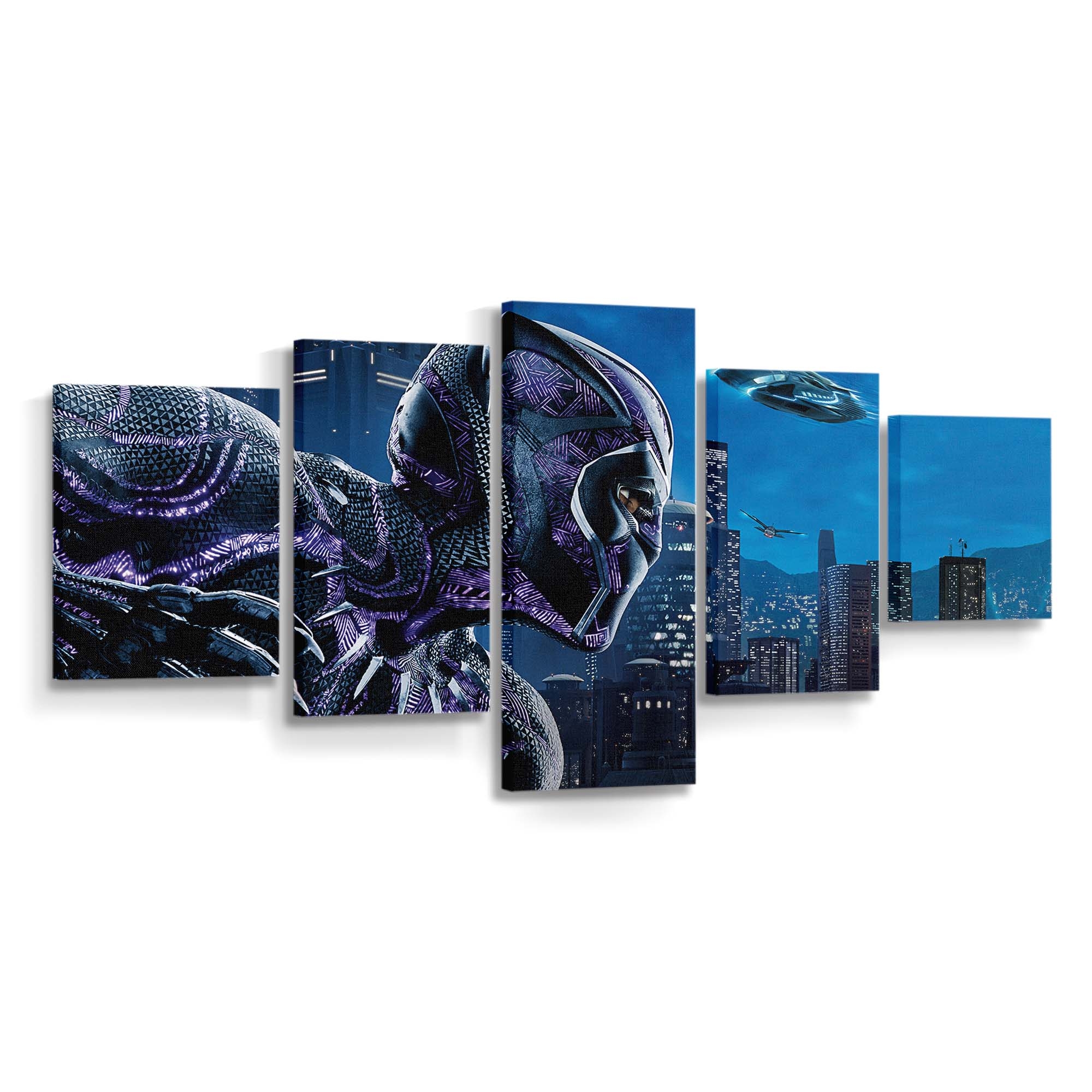 Black Panther Leinwandbild - Marvel Wandbild 3