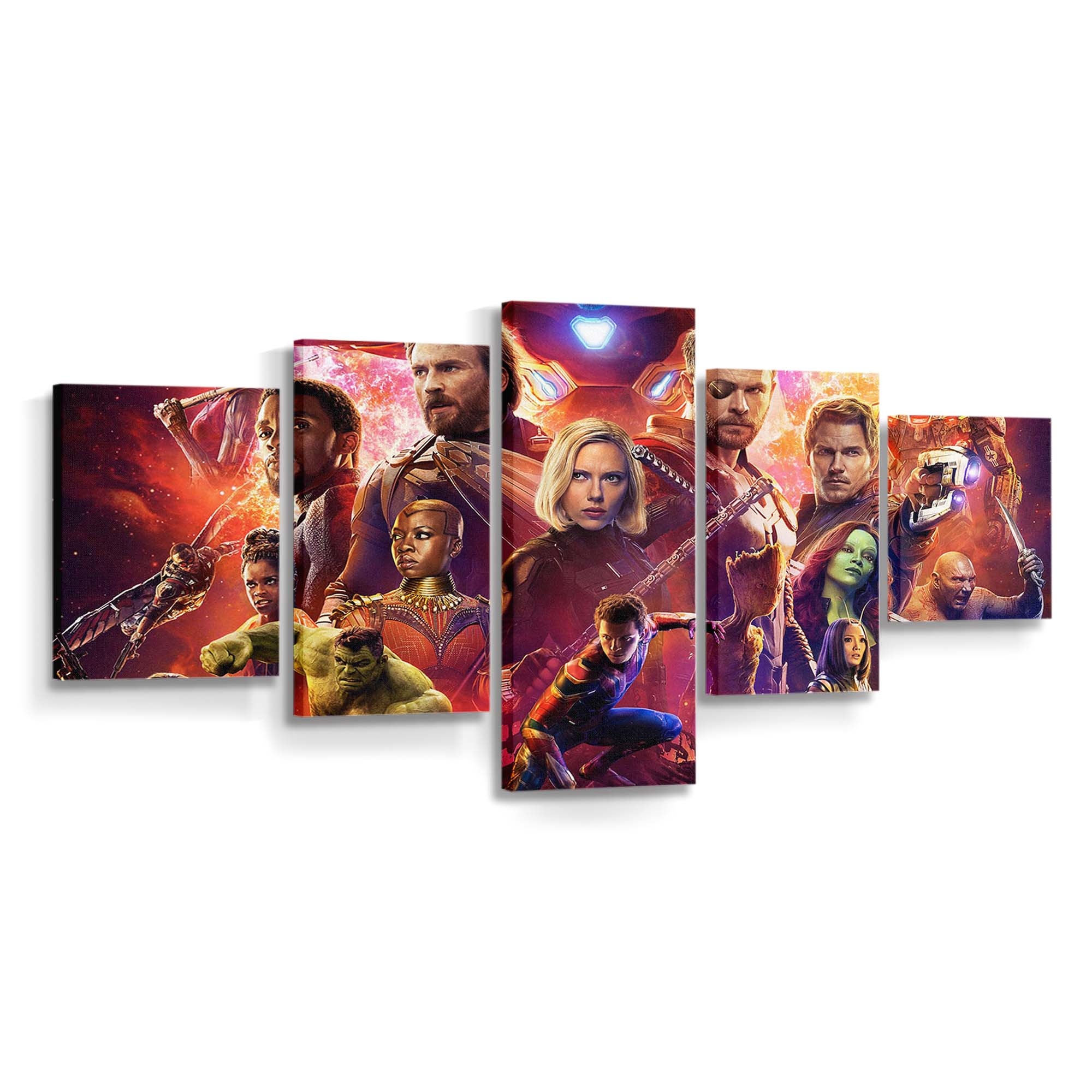 Avengers Infinity War 208 Leinwandbild - Marvel Wandbild 