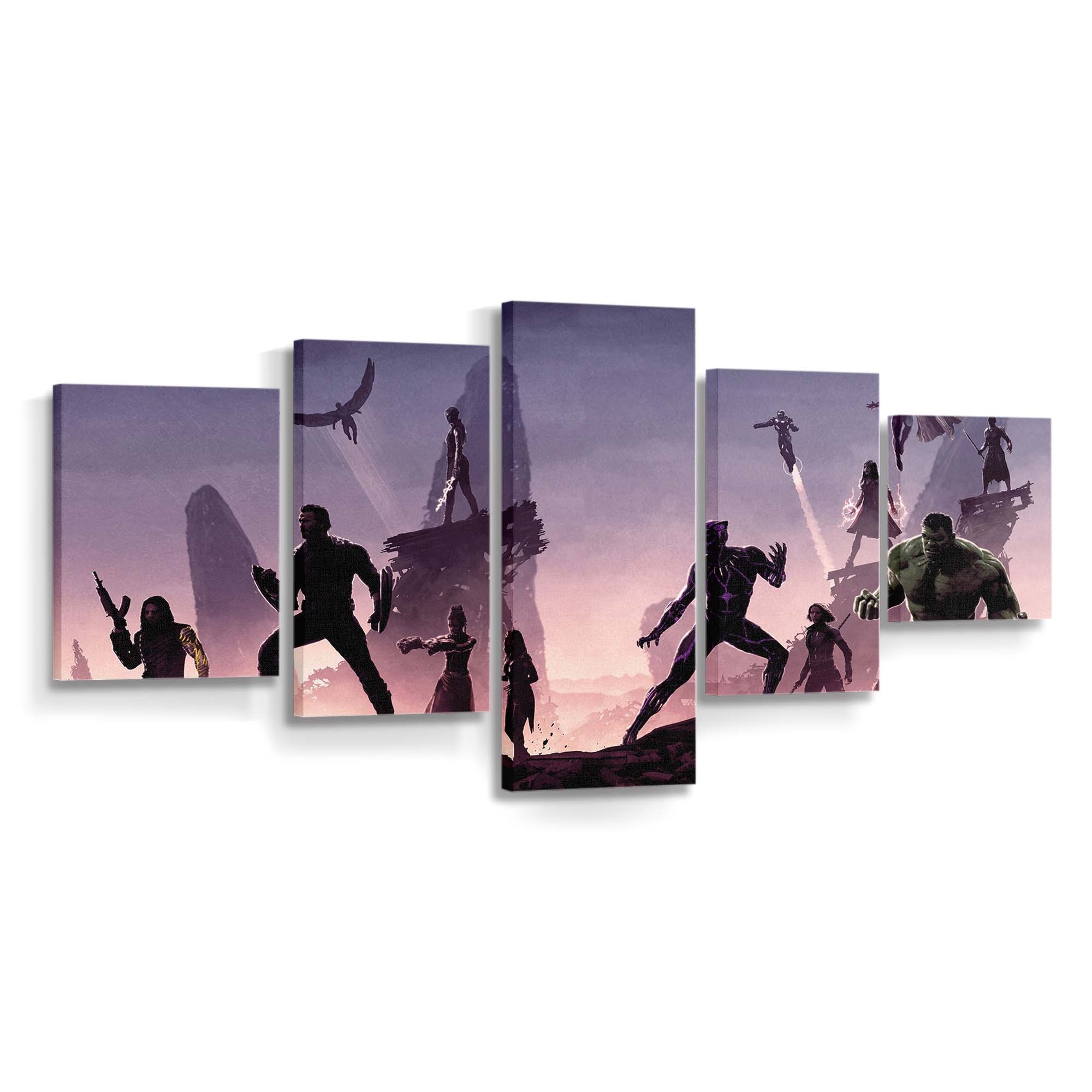 Avengers Infinity War Werbung Leinwandbild - Marvel Wandbild 