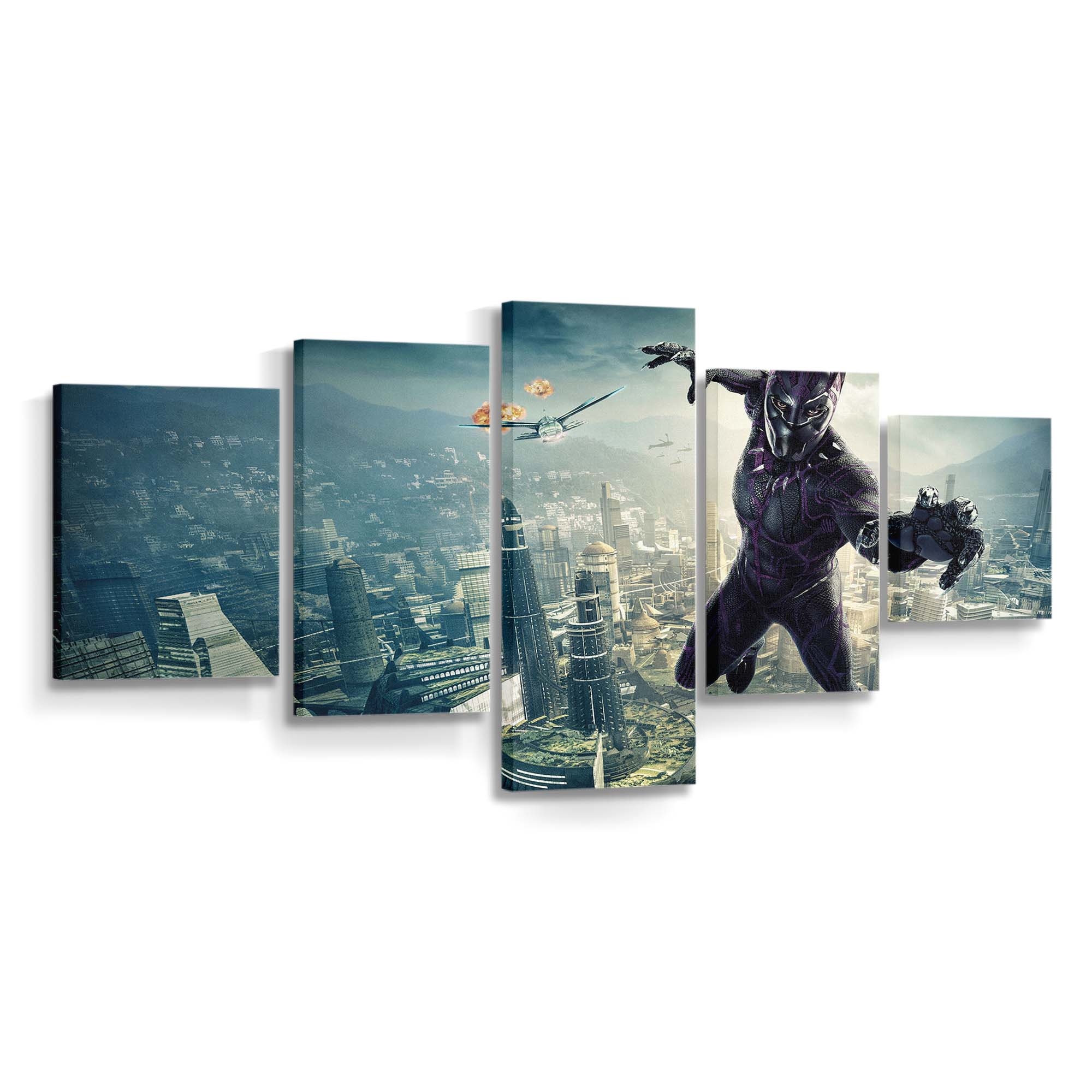 Black Panther Leinwandbild - Marvel Wandbild 4