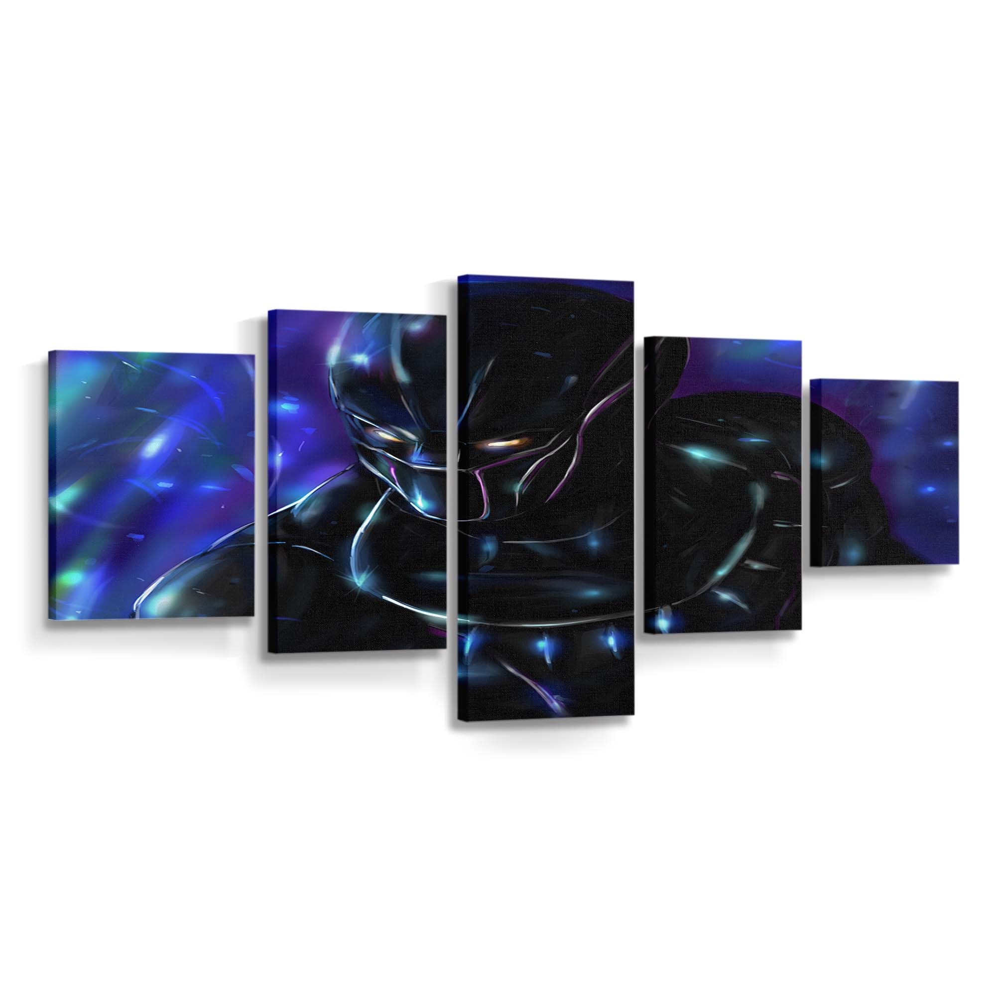 Black Panther Kunstwerke Leinwandbild - Marvel Wandbild 2