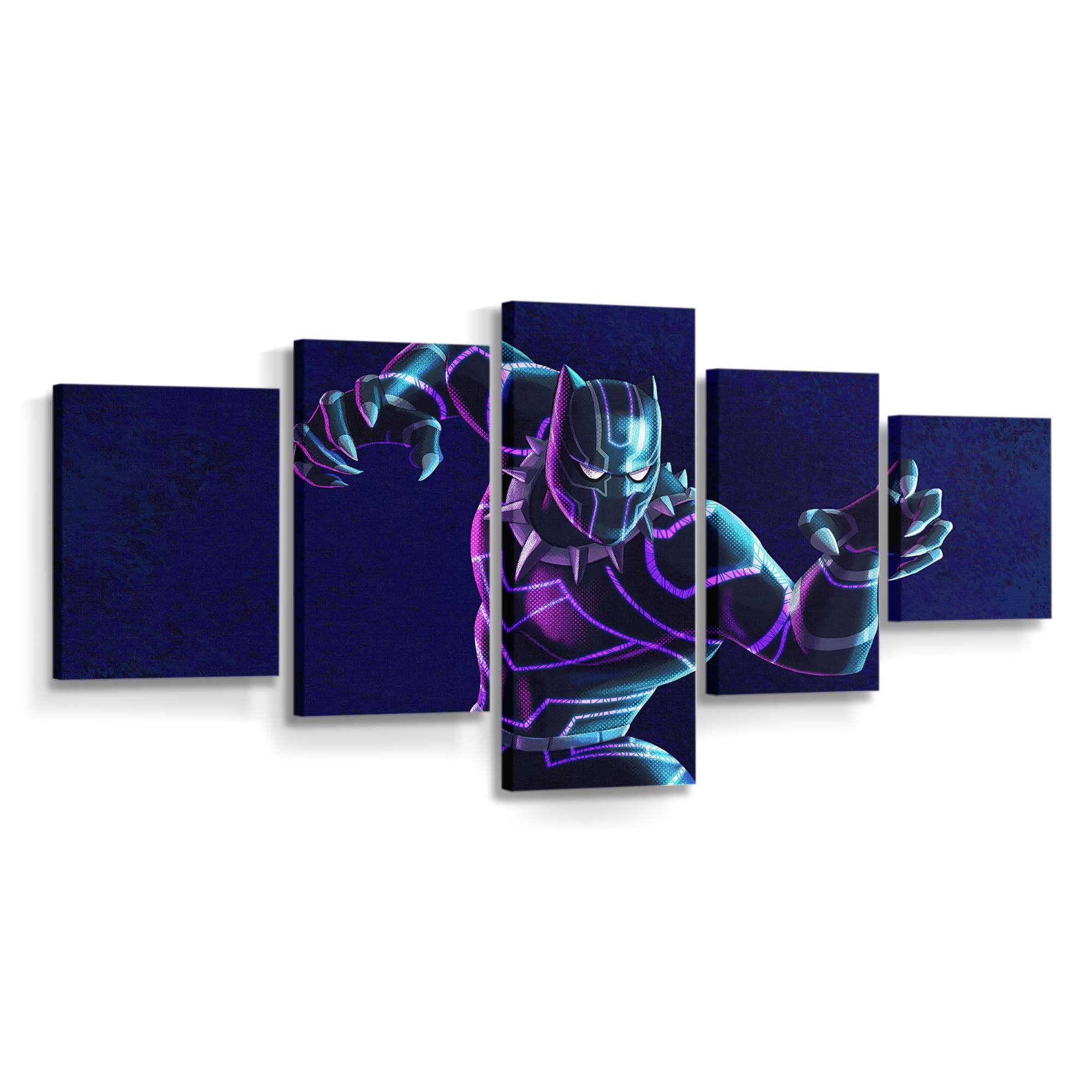 Black Panther Krallen Leinwandbild - Marvel Wandbild 