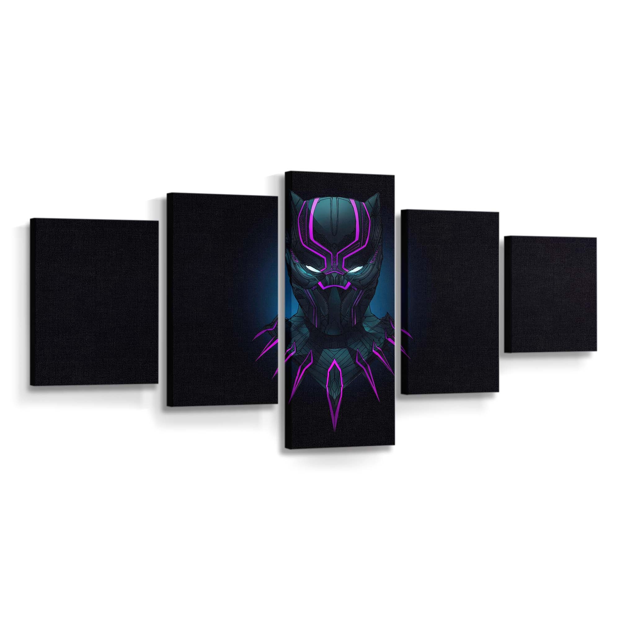Black Panther Dominanz Leinwandbild - Marvel Wandbild 