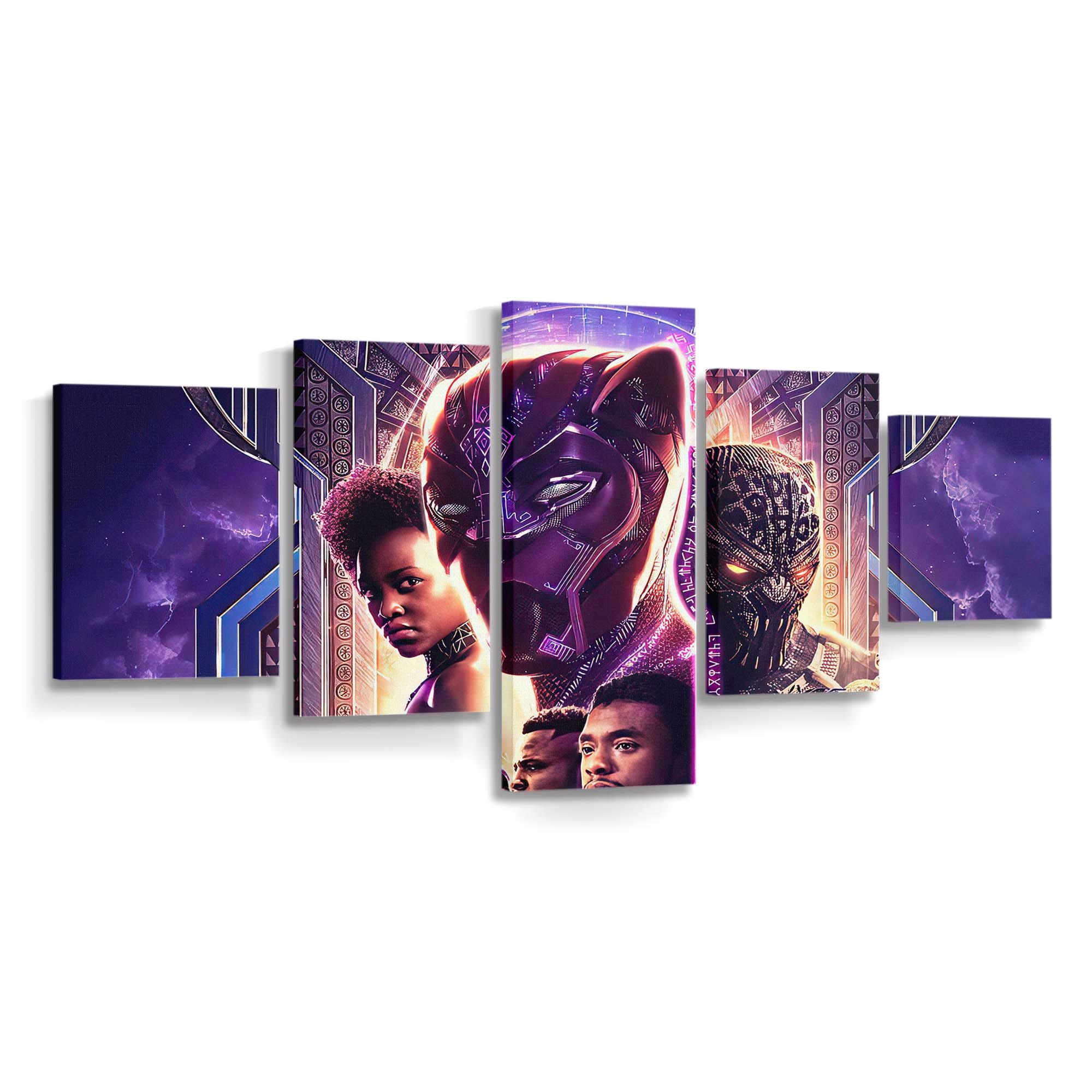 Black Panther Fanart Leinwandbild - Marvel Wandbild 