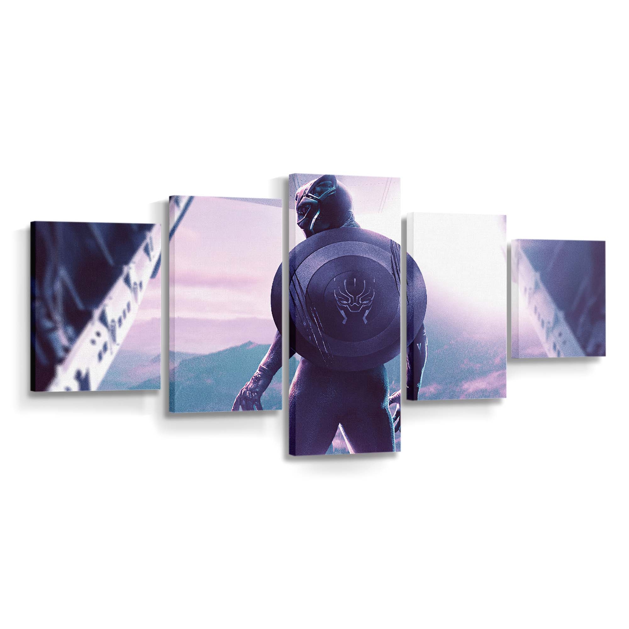 Black Panther Fanart Leinwandbild - Marvel Wandbild 2