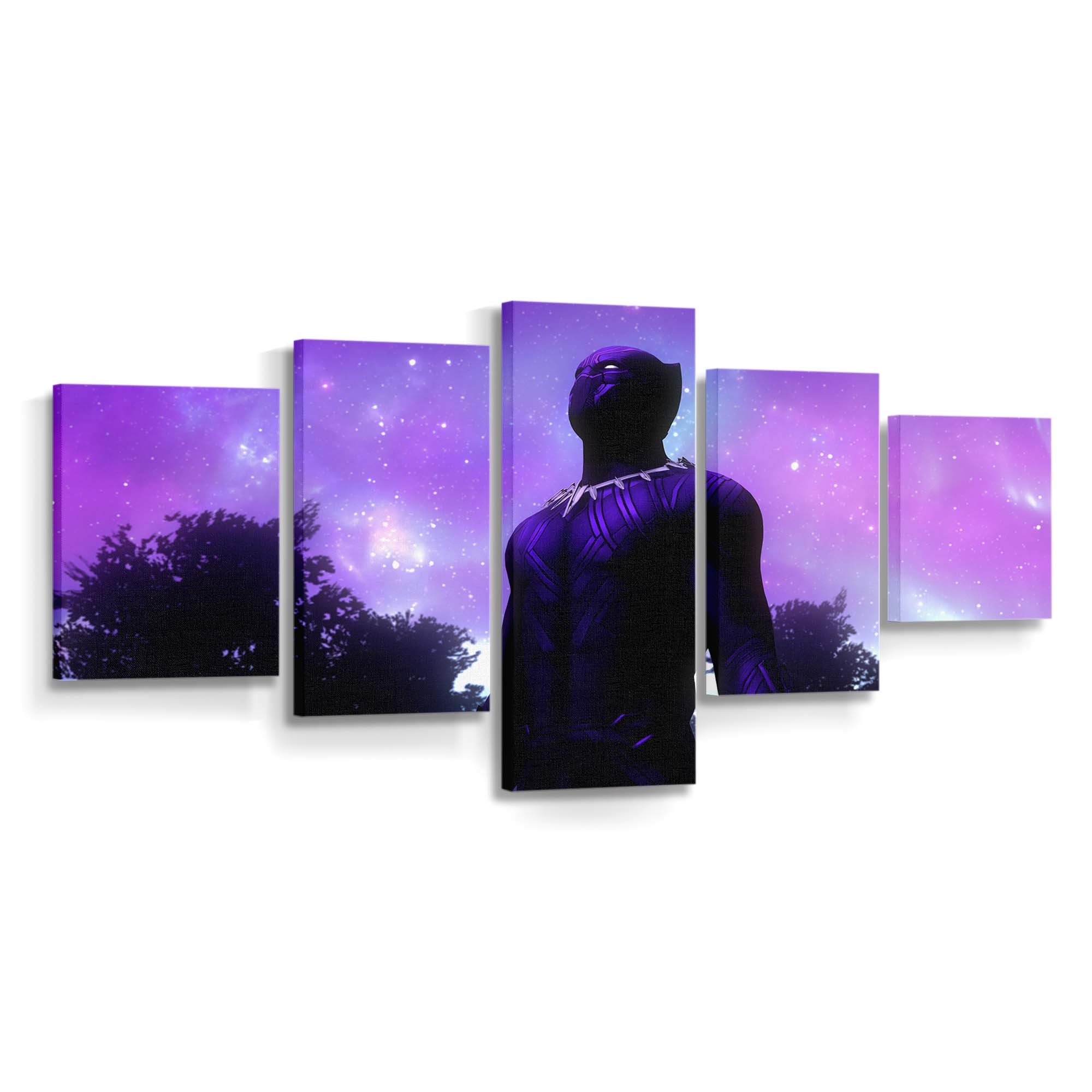 Black Panther-Fanart Leinwandbild - Marvel Wandbild 