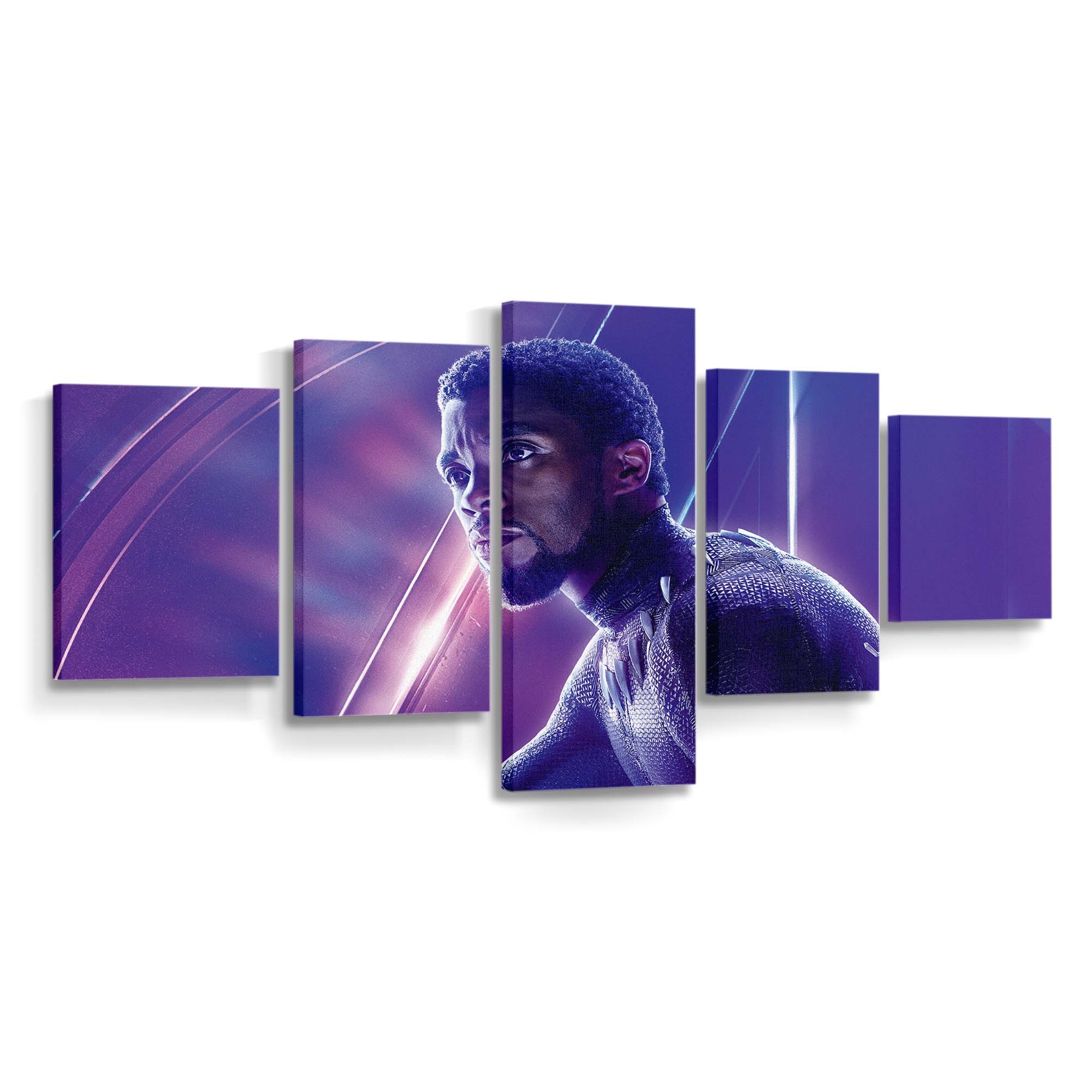 Black Panther in Avengers Infinity War Leinwandbild - Marvel Wandbild 