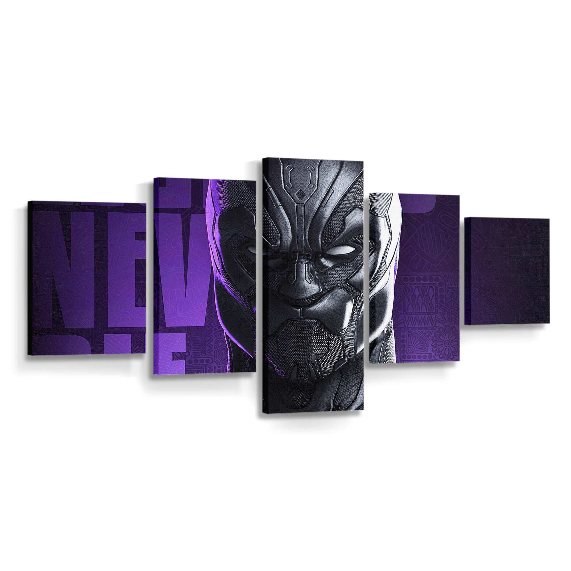 Black Panther Legende stirbt nie Leinwandbild - Marvel Wandbild 