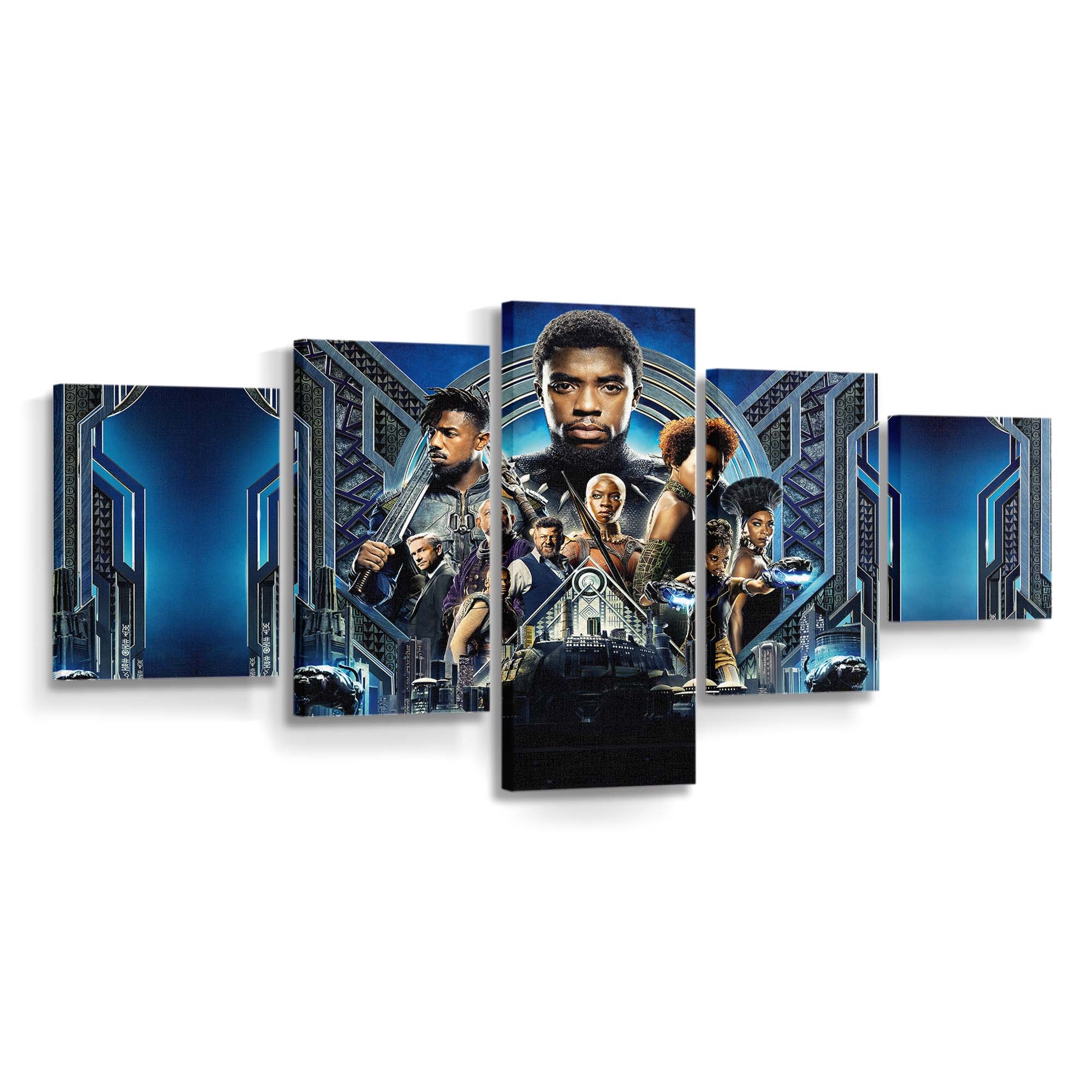 Black Panther Film 208 Leinwandbild - Marvel Wandbild 2