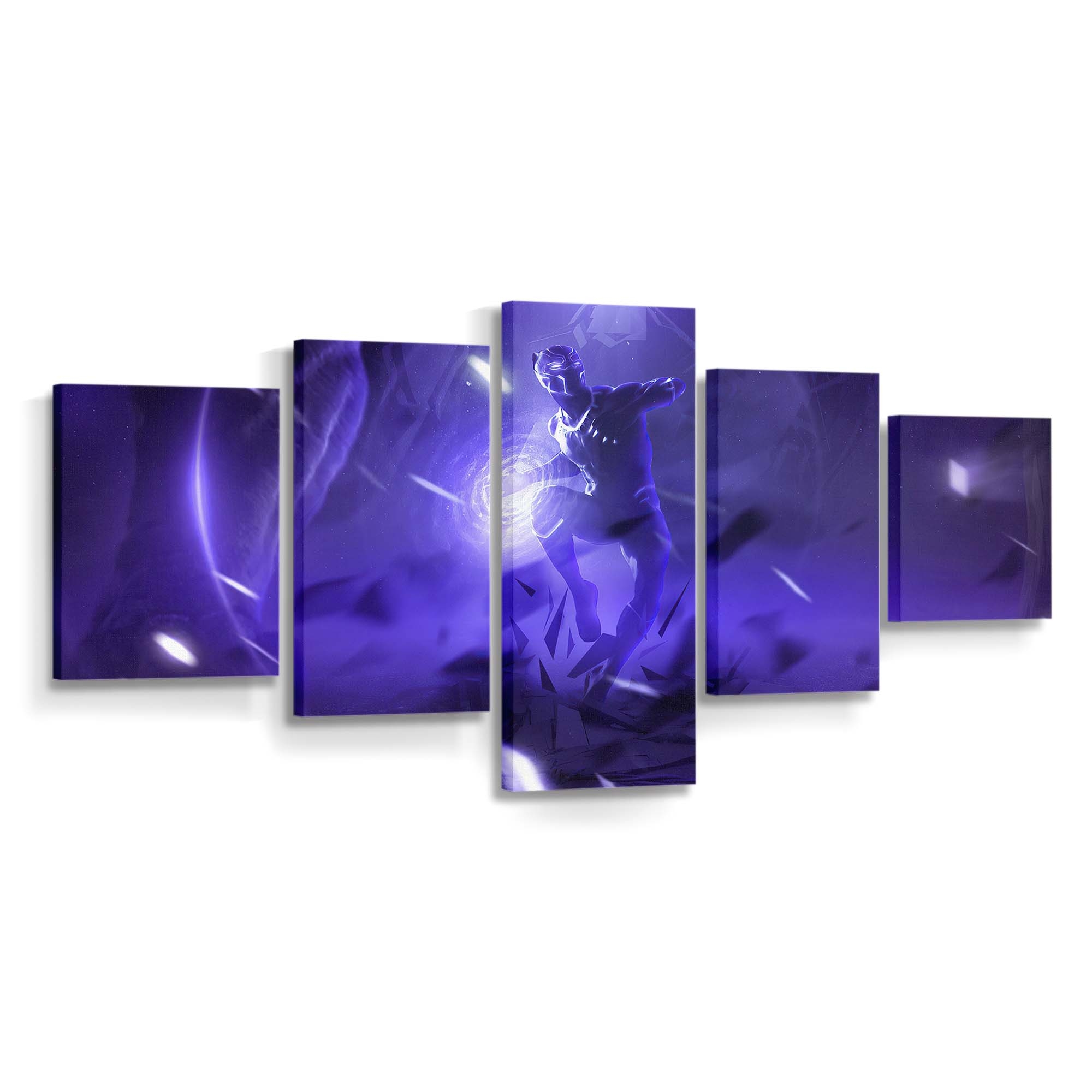 Black Panther Neue Vision Leinwandbild - Marvel Wandbild 