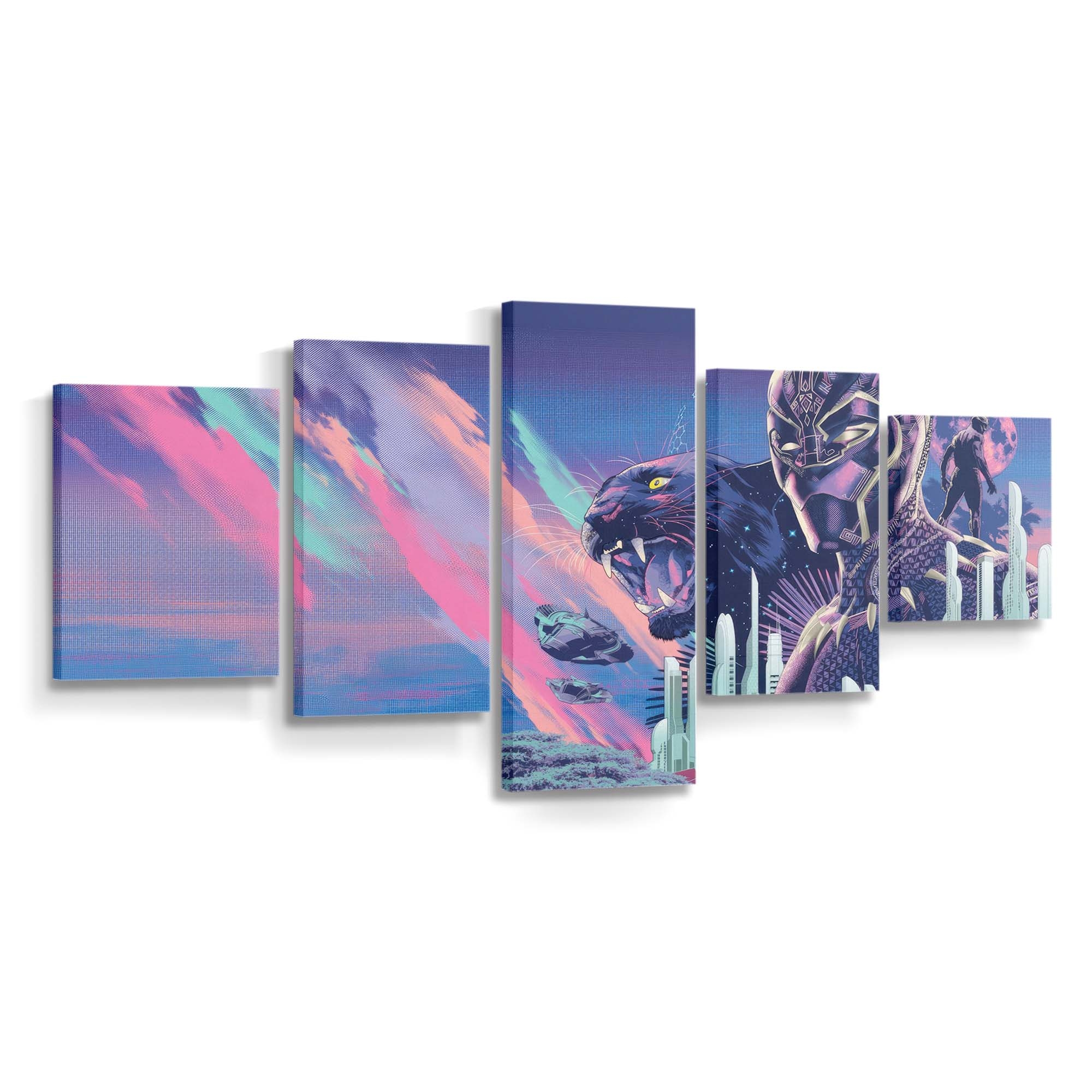 Black Panther Leinwandbild - Marvel Wandbild 9