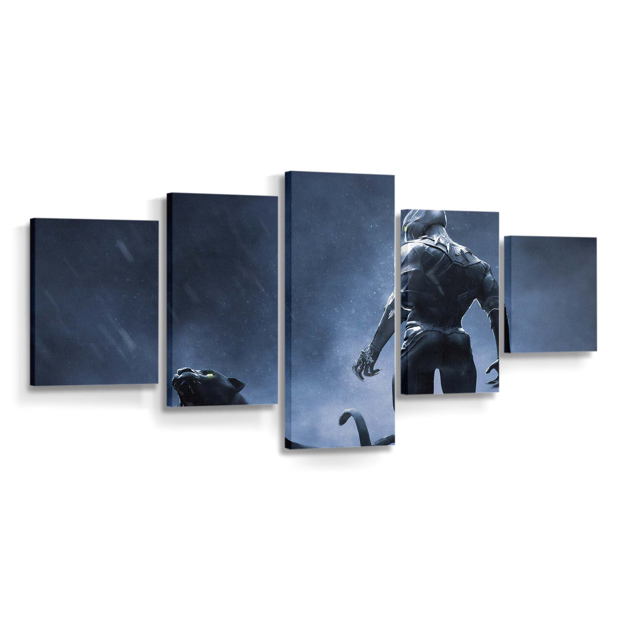 Black Panther Rise Up Leinwandbild - Marvel Wandbild 2