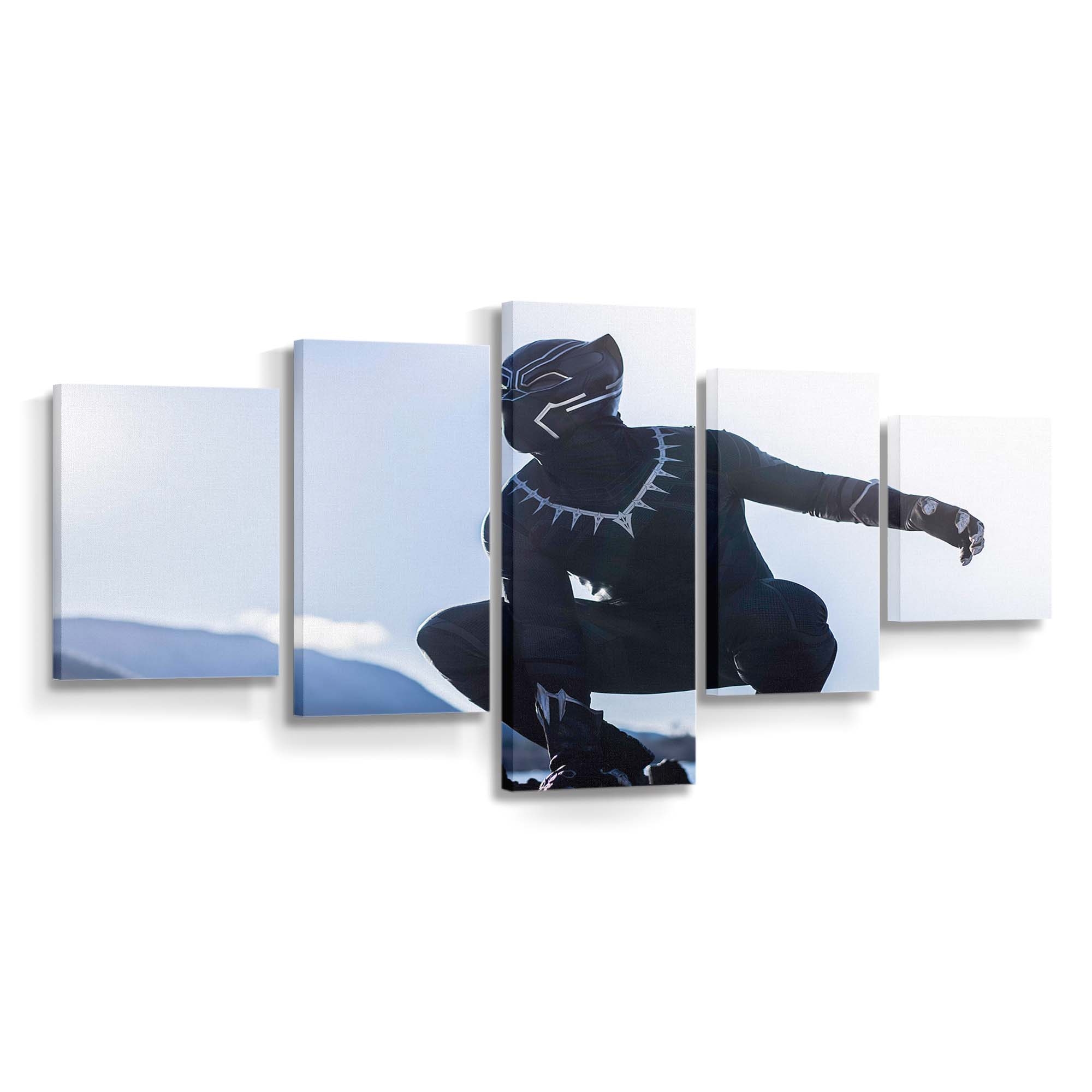 Black Panther Der Beschützer von Wakanda Leinwandbild - Marvel Wandbild 