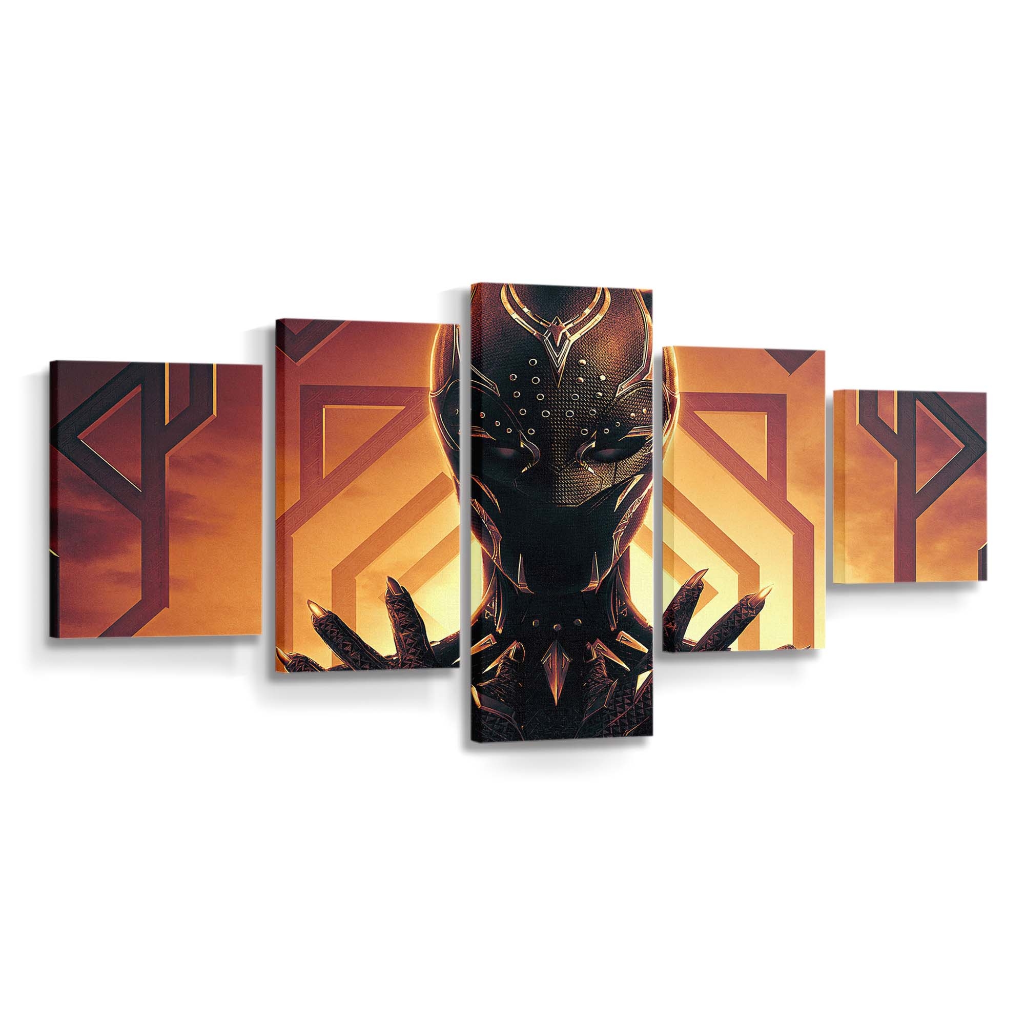 Black Panther Das Wakanda für immer Leinwandbild - Marvel Wandbild 