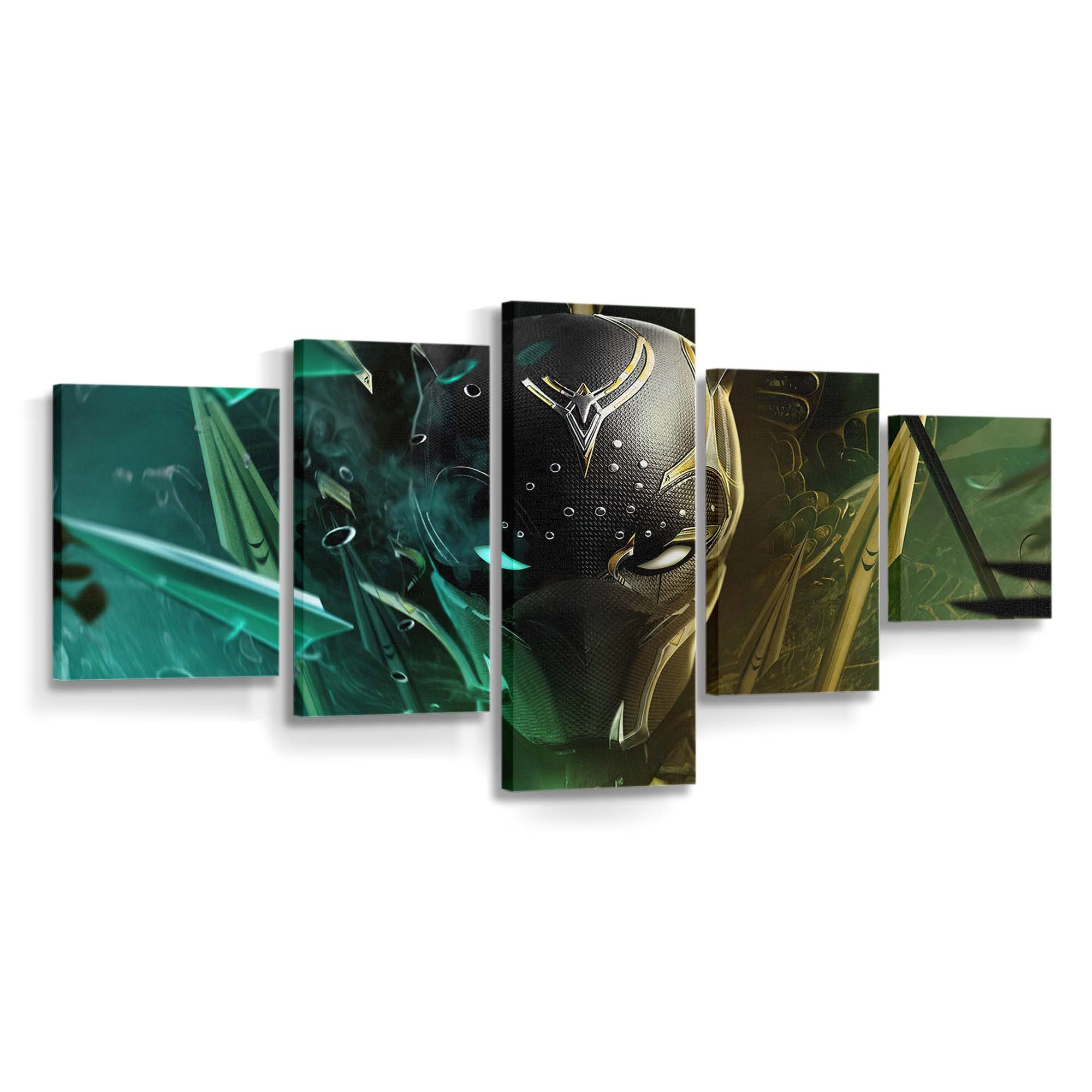 Black Panther Wakanda für immer Leinwandbild - Marvel Wandbild 3