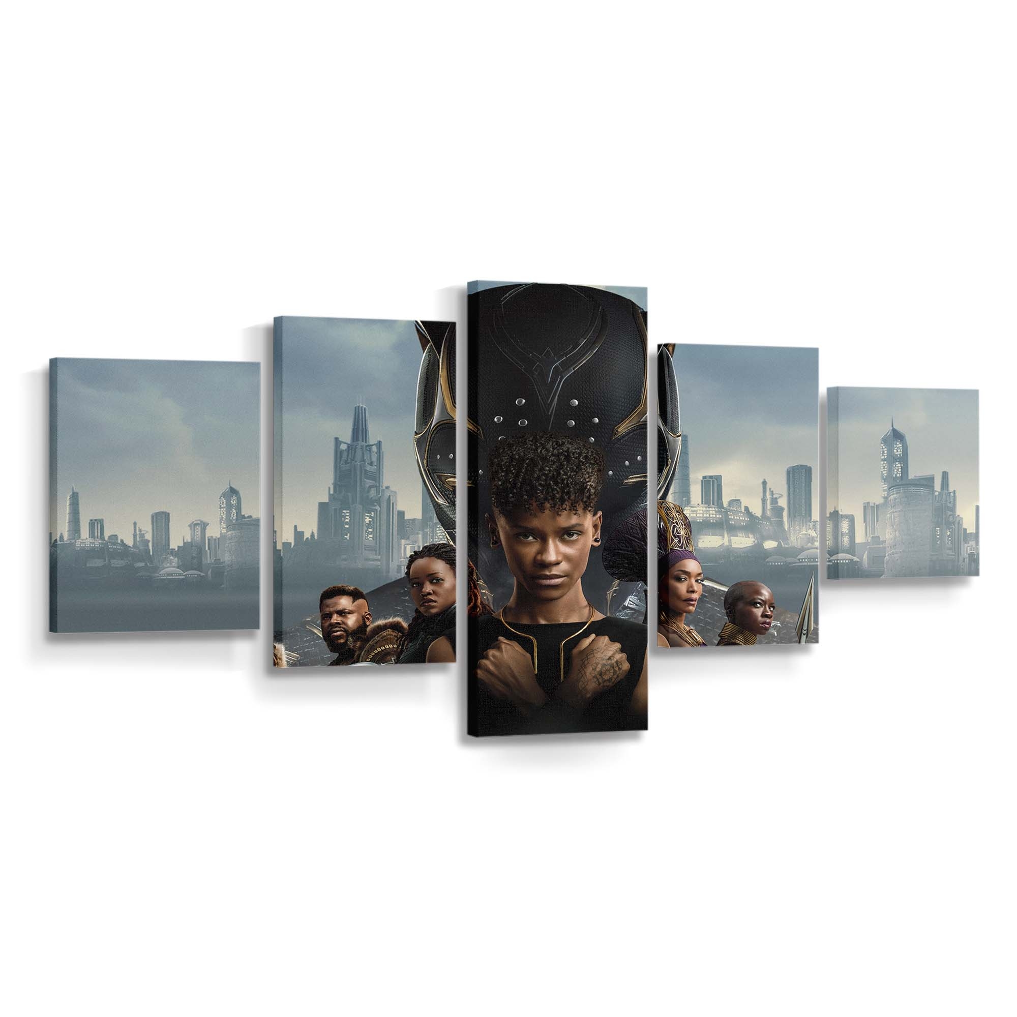 Black Panther Wakanda für immer Leinwandbild - Marvel Wandbild 8