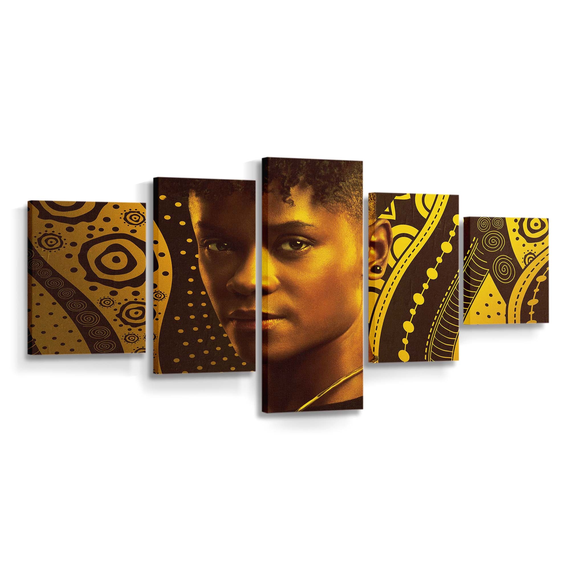 Black Panther Wakanda für immer Letitia Wright als Shuri Leinwandbild - Marvel Wandbild 