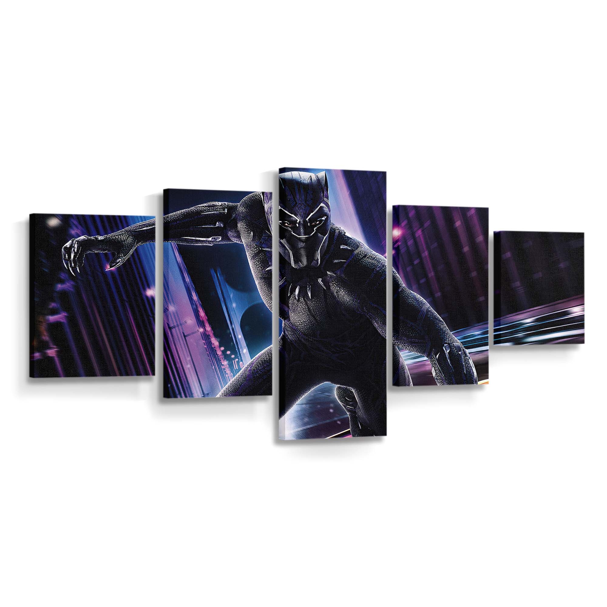 Black Panther Leinwandbild - Marvel Wandbild 0
