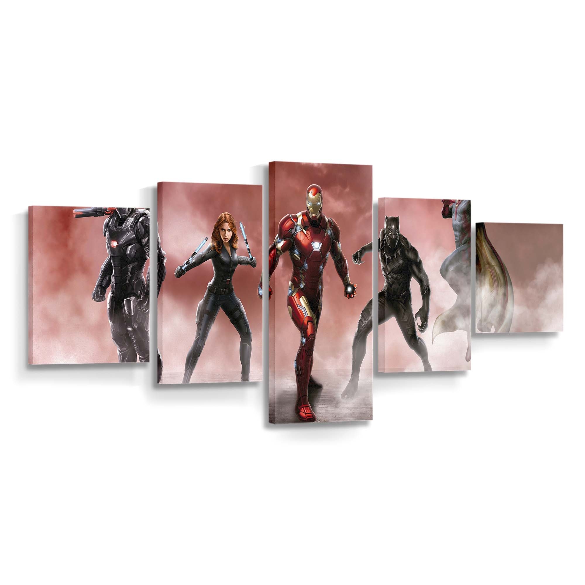 Kapitän Amerika Bürgerkrieg Beste Kunst Leinwandbild - Marvel Wandbild 