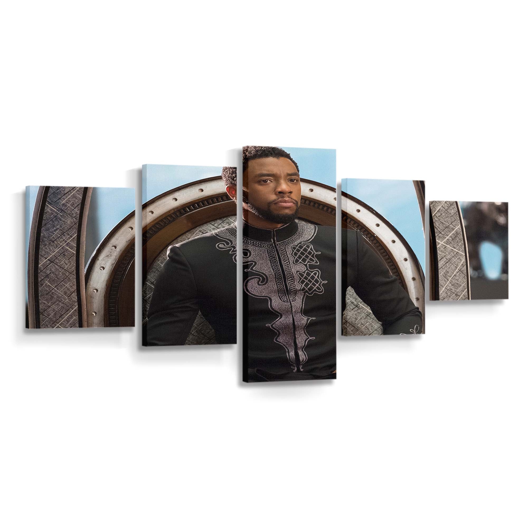 Chadwick Boseman Black Panther 208 Leinwandbild - Marvel Wandbild 2