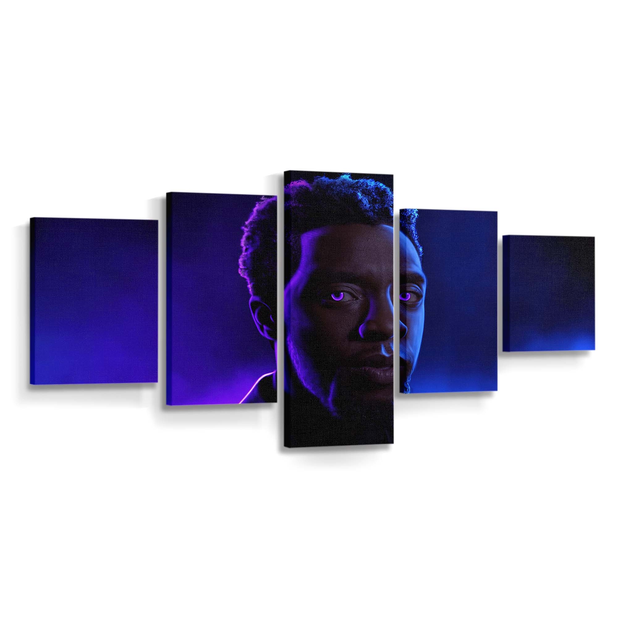 Chadwick Boseman Leinwandbild - Marvel Wandbild 