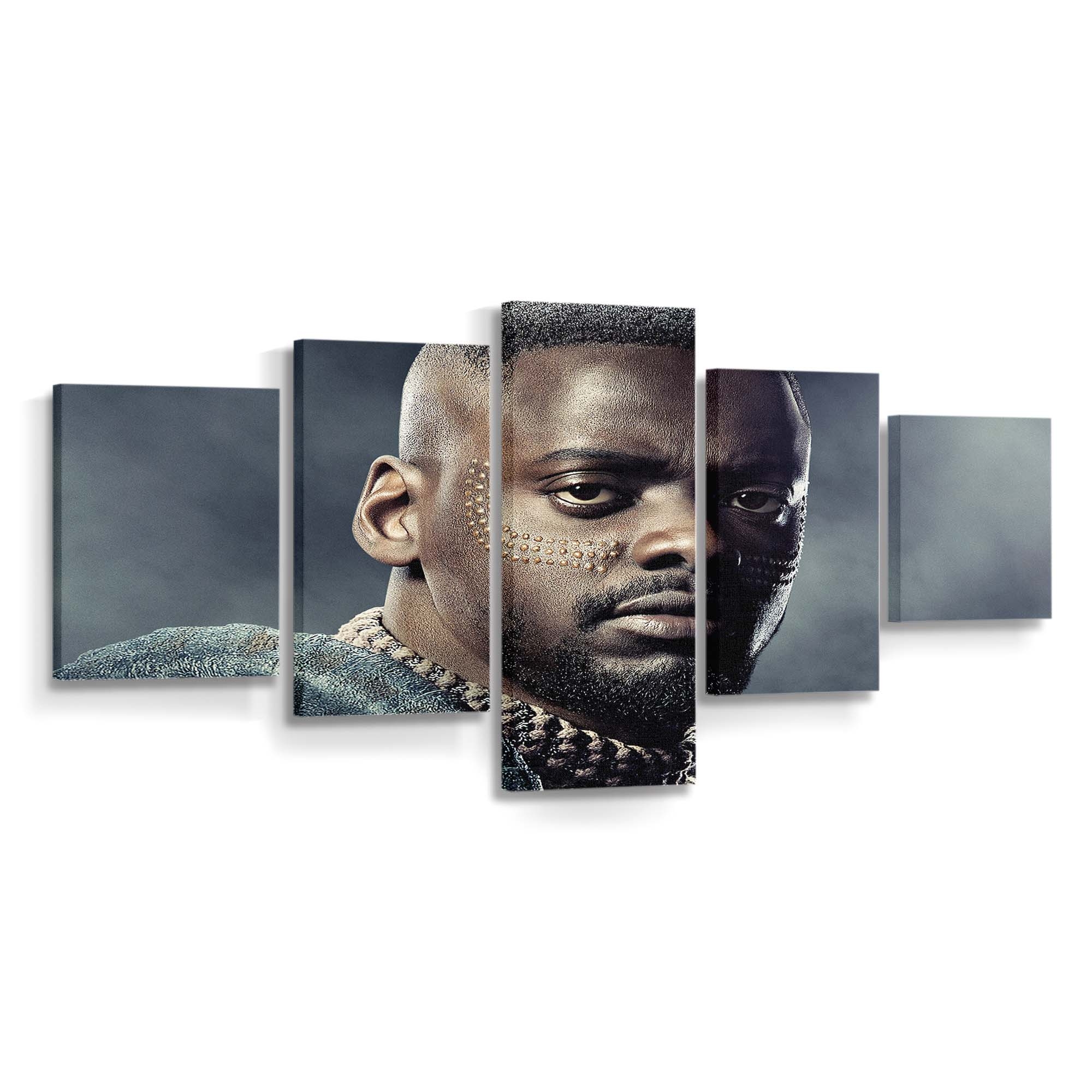 Daniel Kaluuya als Wkabi Black Panther Leinwandbild - Marvel Wandbild 