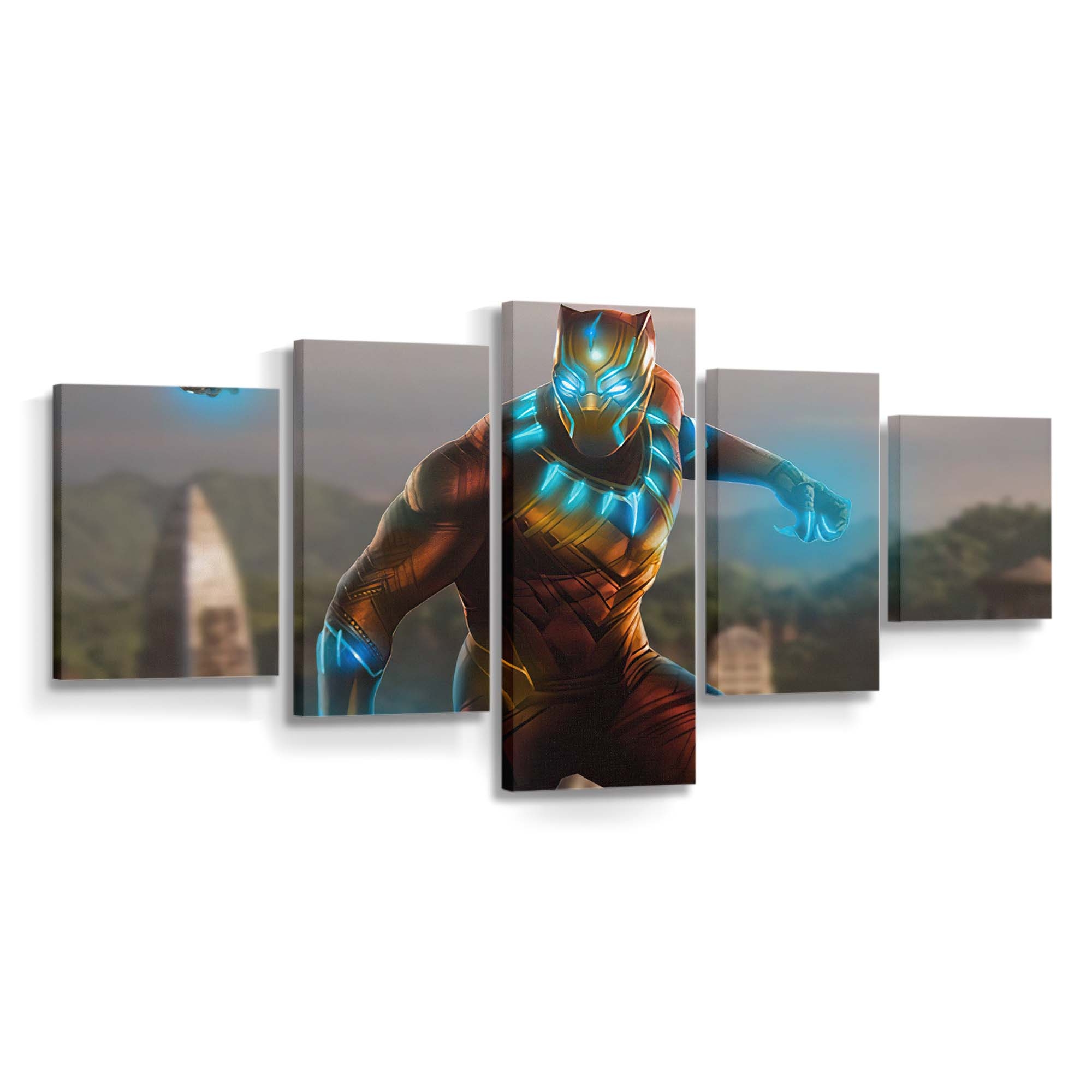 Eiserner Panther Leinwandbild - Marvel Wandbild 