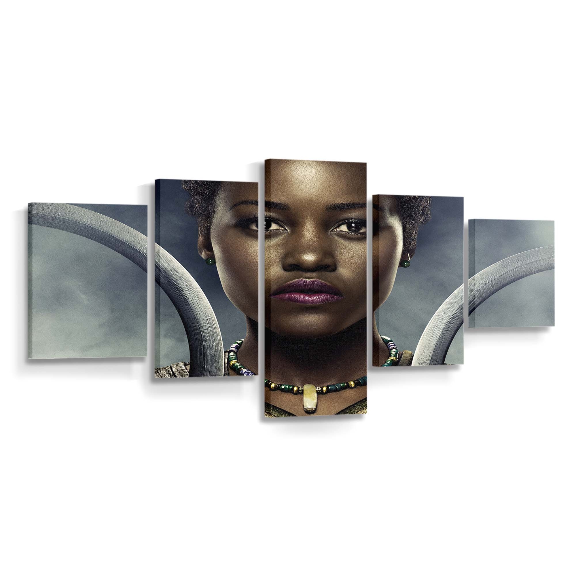 Lupita Nyongo in Black Panther Leinwandbild - Marvel Wandbild 
