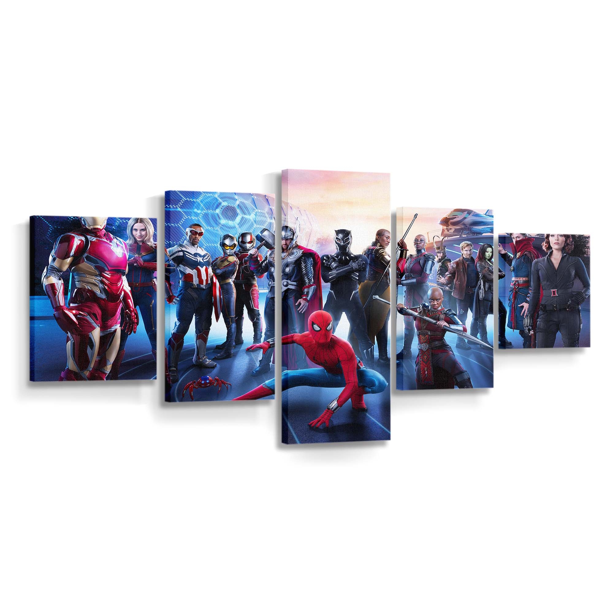 Marvel Avengers Campus Leinwandbild - Marvel Wandbild 