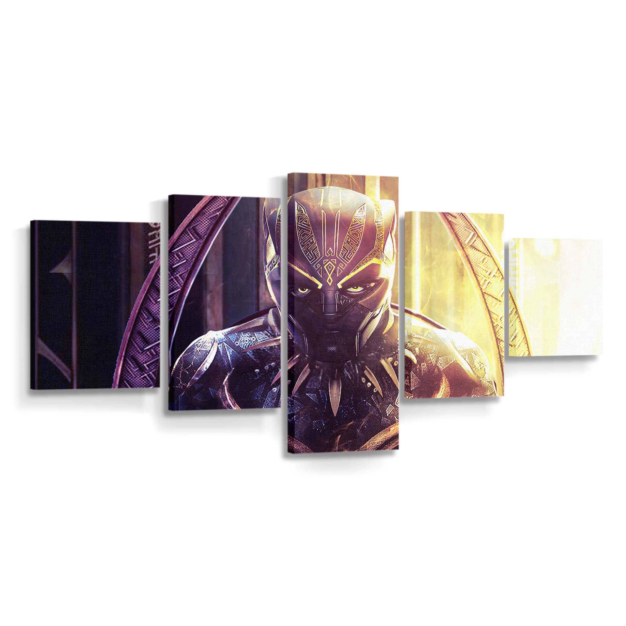 Neuer Black Panther Wakanda für immer Leinwandbild - Marvel Wandbild 