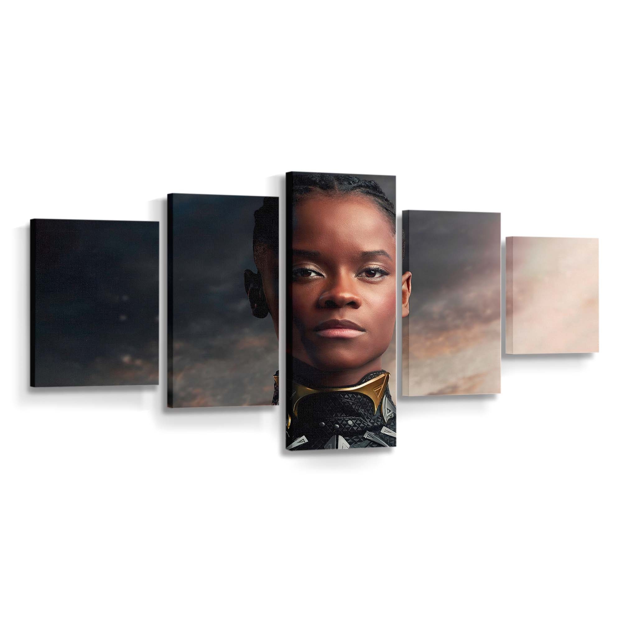 Shuri Black Panther Wakanda für immer Leinwandbild - Marvel Wandbild 