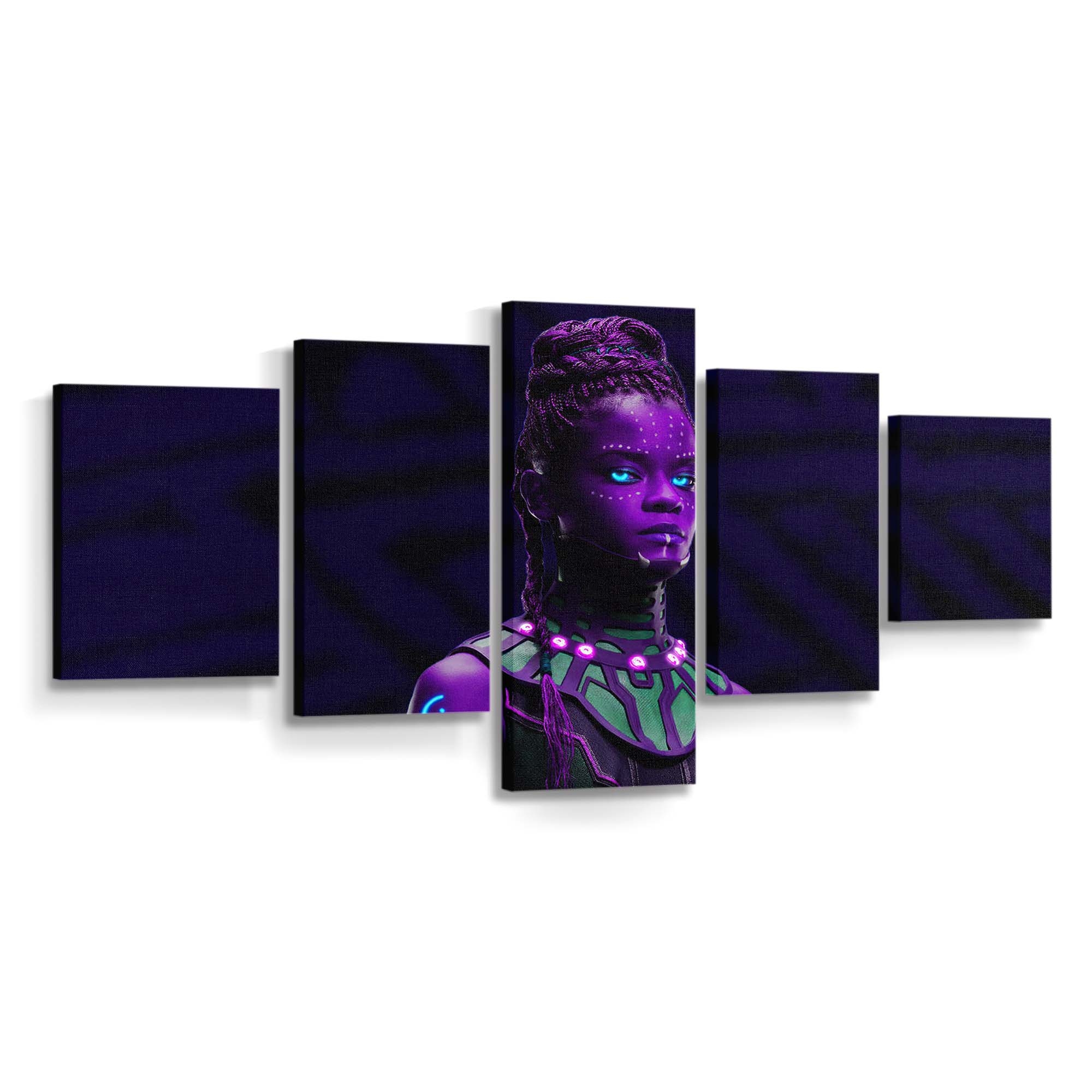 Shuri Black Panther Wakanda für immer Leinwandbild - Marvel Wandbild 2