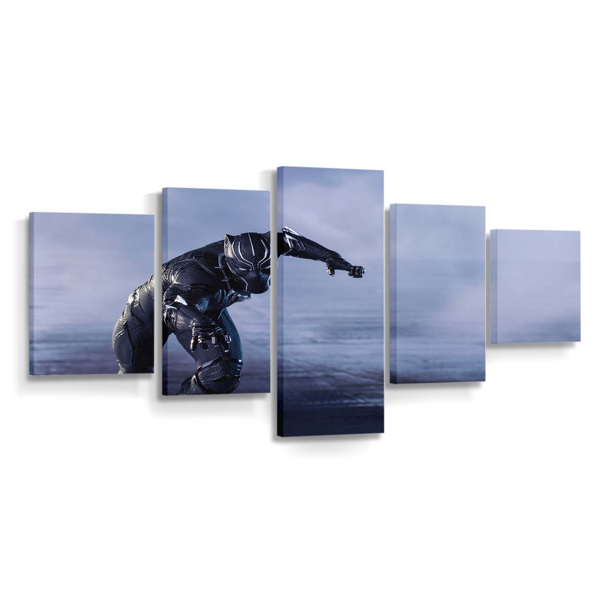 Superheld Black Panther Leinwandbild - Marvel Wandbild 