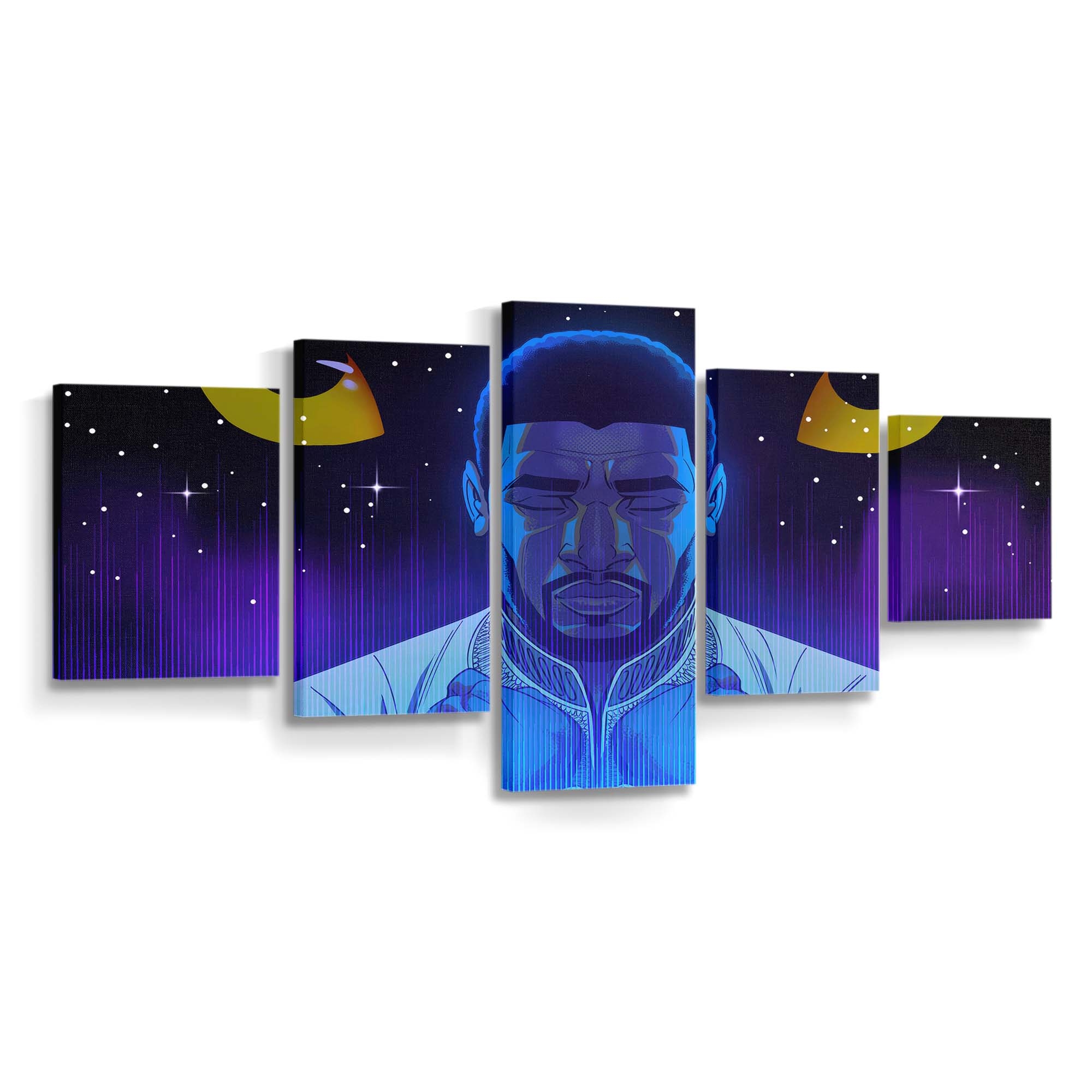 Der Schwarze Panther Wakanda für immer Leinwandbild - Marvel Wandbild 