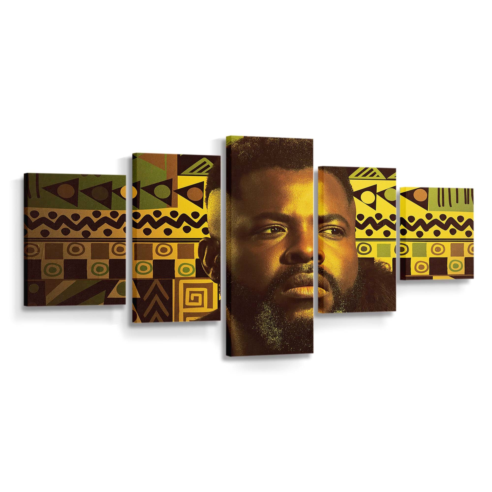 Winston Duke als M Baku Black Panther Wakanda für immer Leinwandbild - Marvel Wandbild 