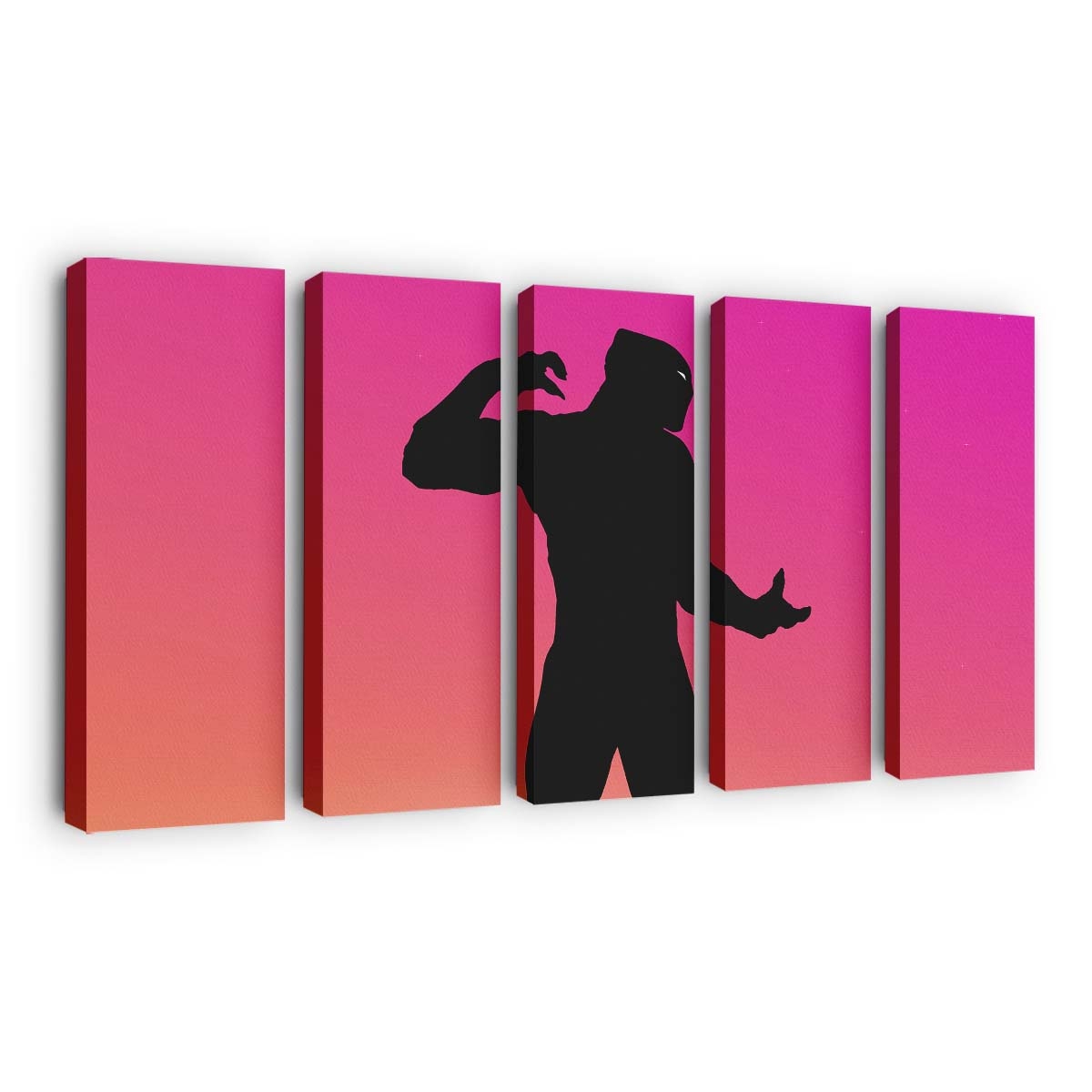 Black Panther Kunst Leinwandbild - Marvel Wandbild 5
