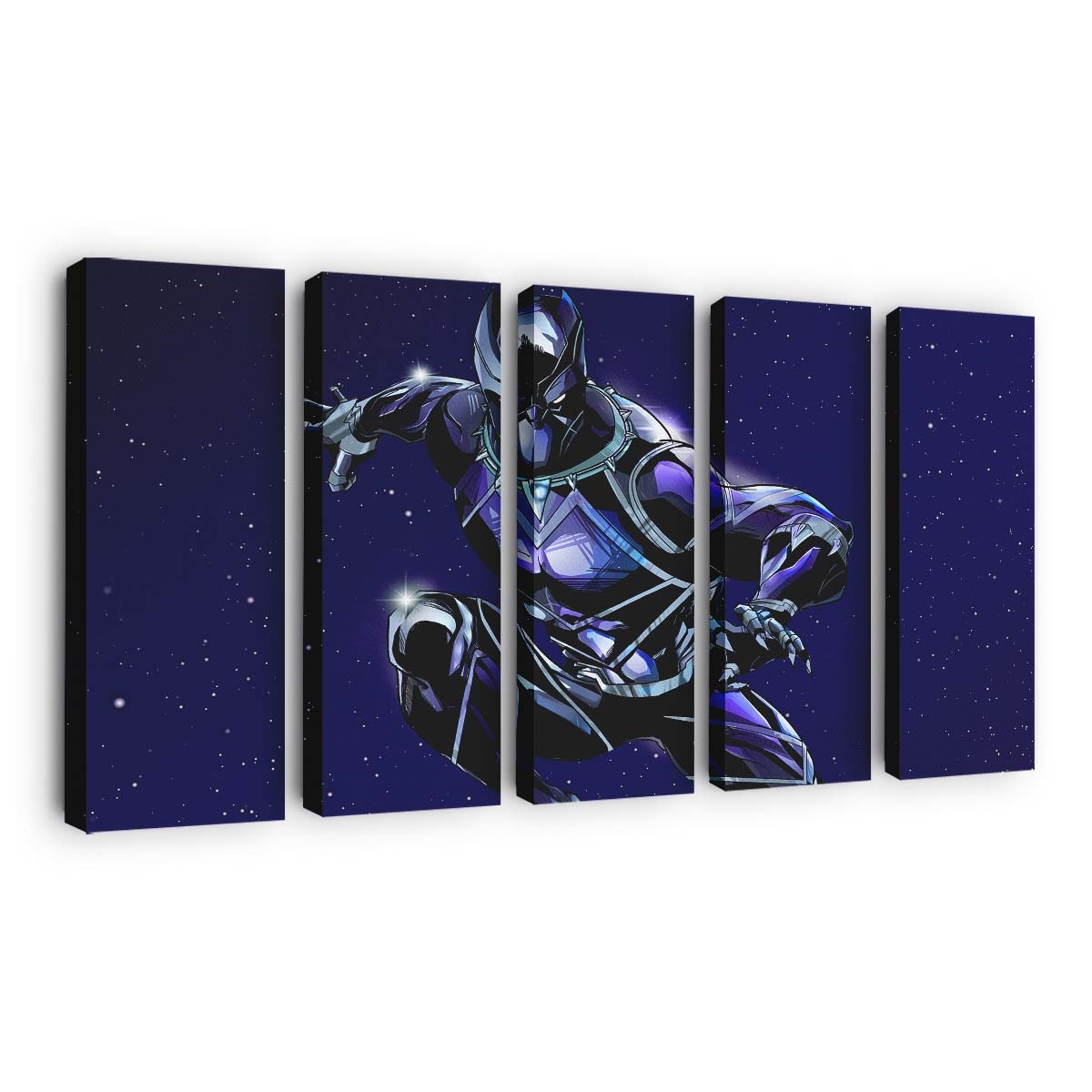 Black Panther Neues Artwork Leinwandbild - Marvel Wandbild