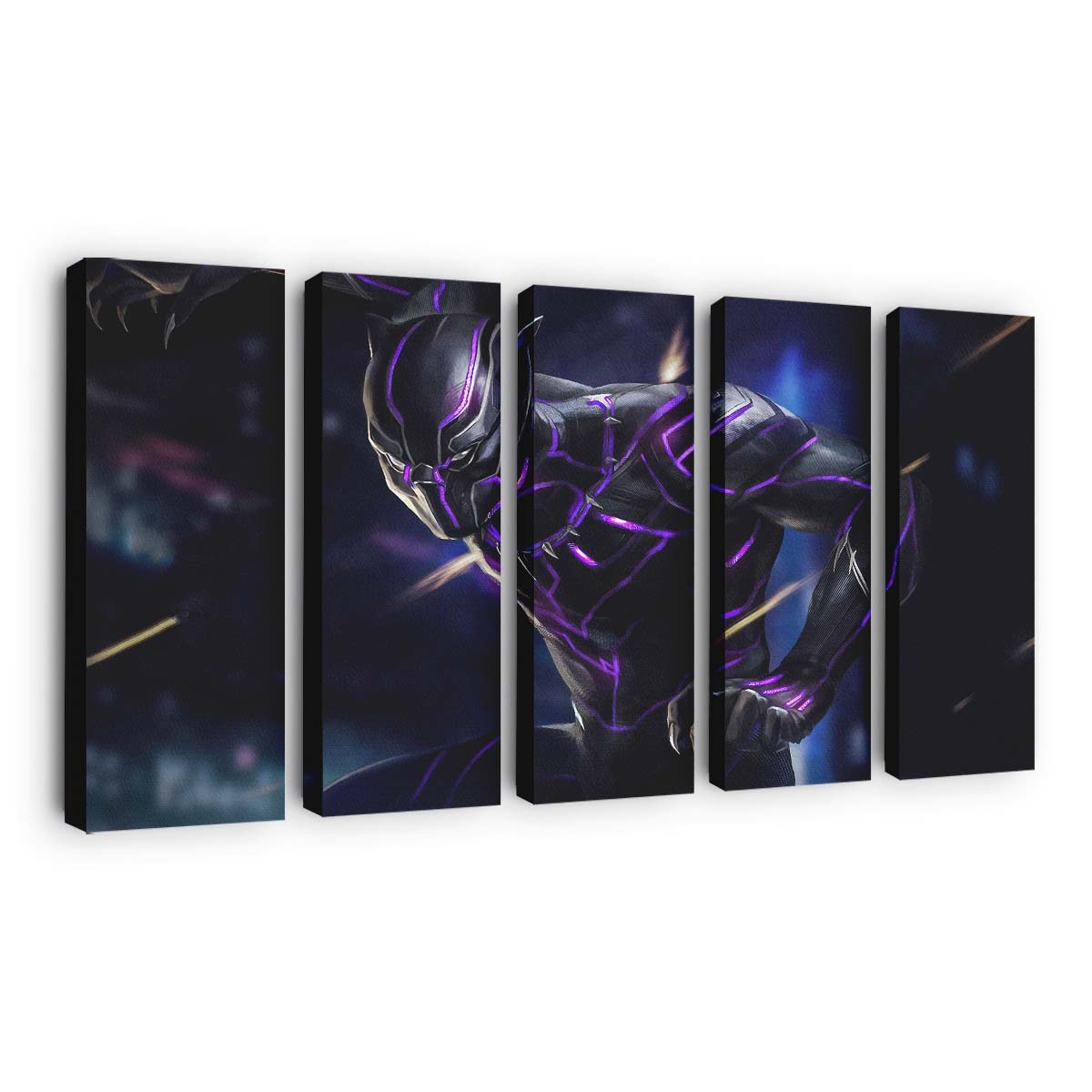 Black Panther Neu Leinwandbild - Marvel Wandbild 2