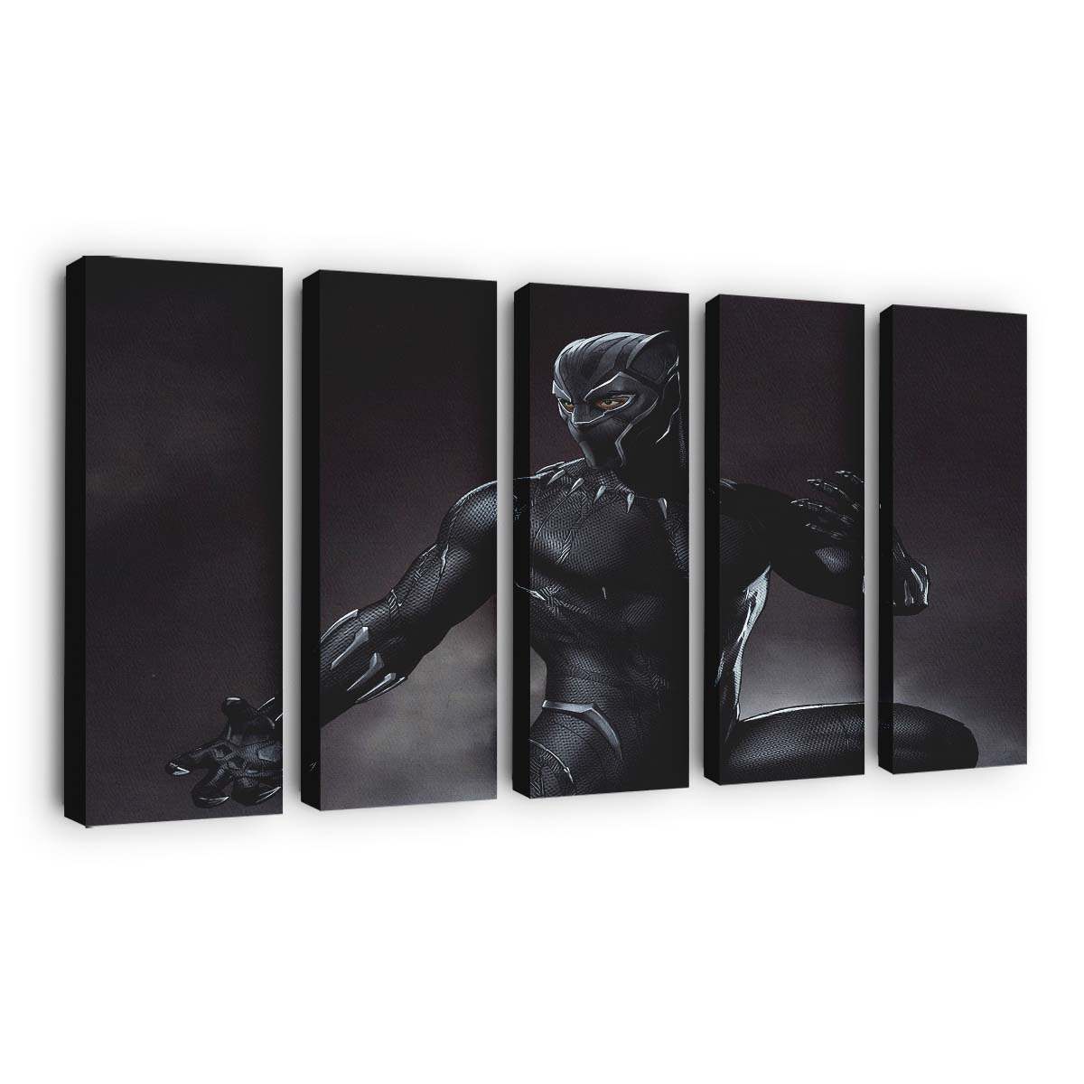 Black Panther Kunstwerk Leinwandbild - Marvel Wandbild