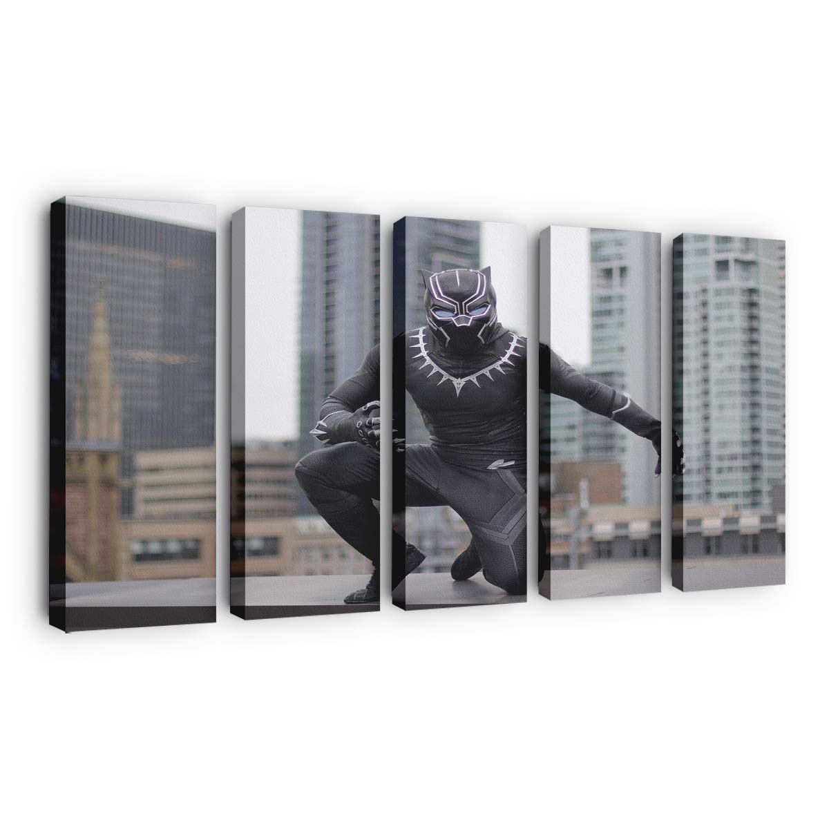 Black Panther Cosplay Leinwandbild - Marvel Wandbild