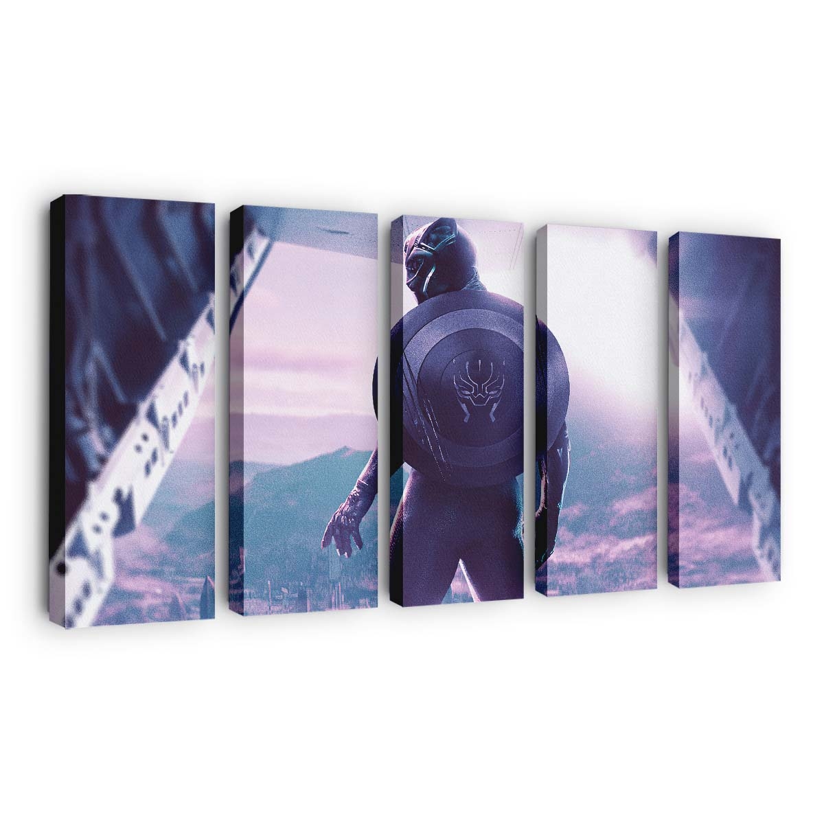 Black Panther Fanart Leinwandbild - Marvel Wandbild 2