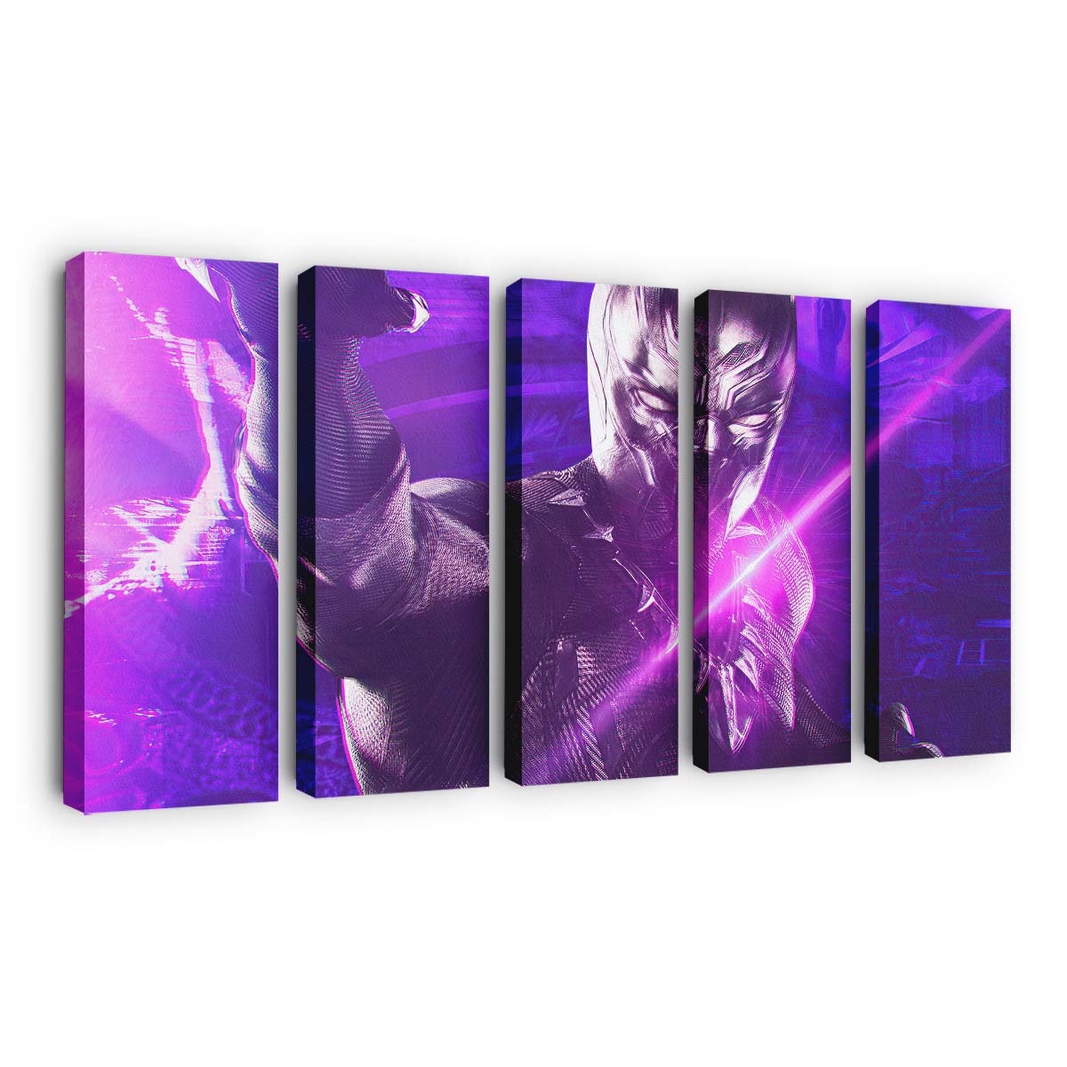 Black Panther Illustrator Leinwandbild - Marvel Wandbild